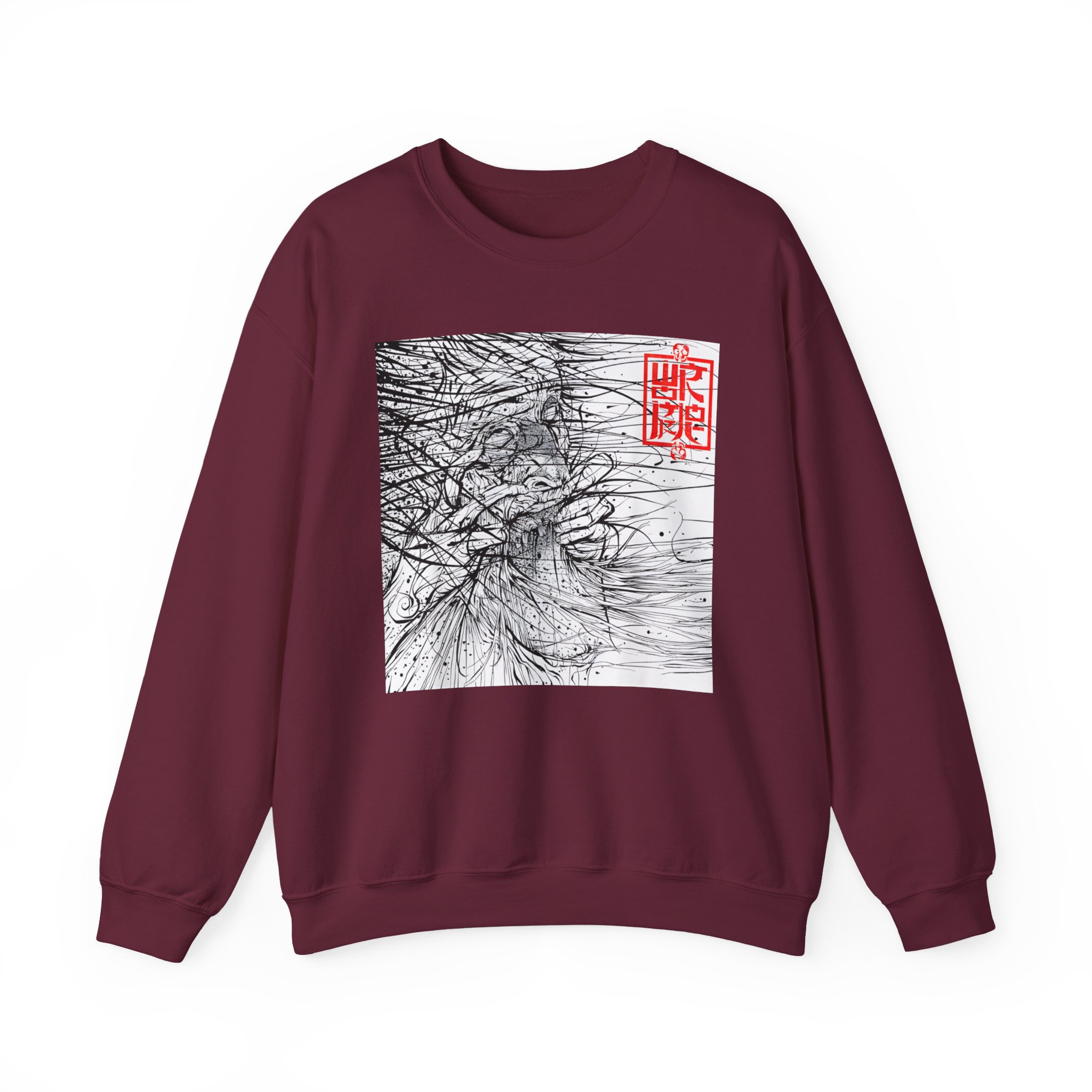 Wormrot Jawripper Unisex Heavy Blendâ„¢ Crewneck Sweatshirt