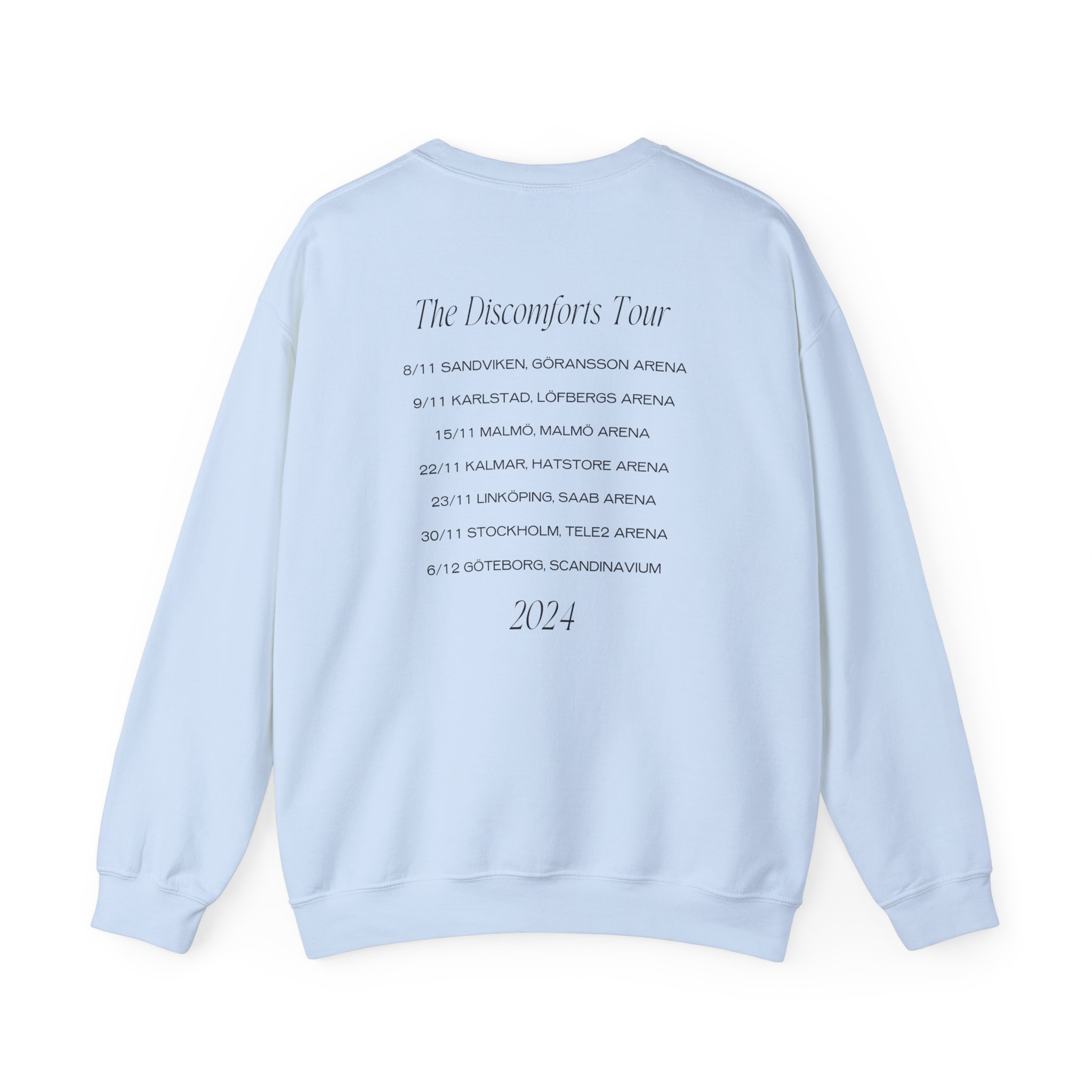 Albin Lee Meldau Discomforts Tour Unisex Heavy Blendâ„¢ Crewneck Sweatshirt