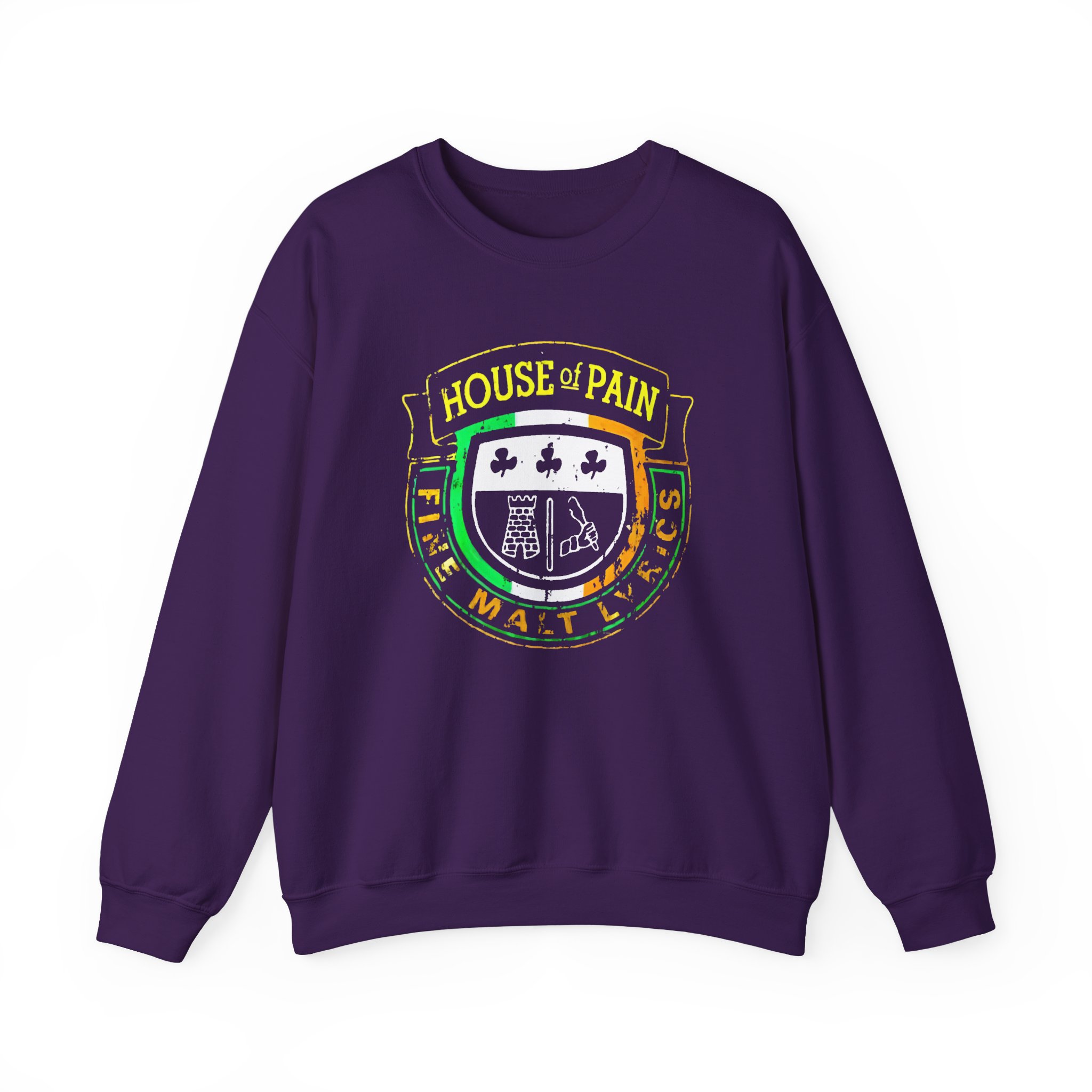 House of Pain Crest Distress Unisex Heavy Blendâ„¢ Crewneck Sweatshirt