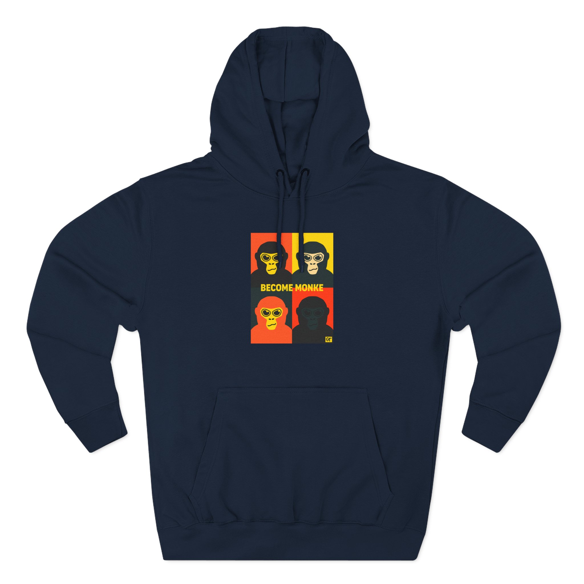 Gorilla Tag Become Monke Three-Panel Fleece Hoodie