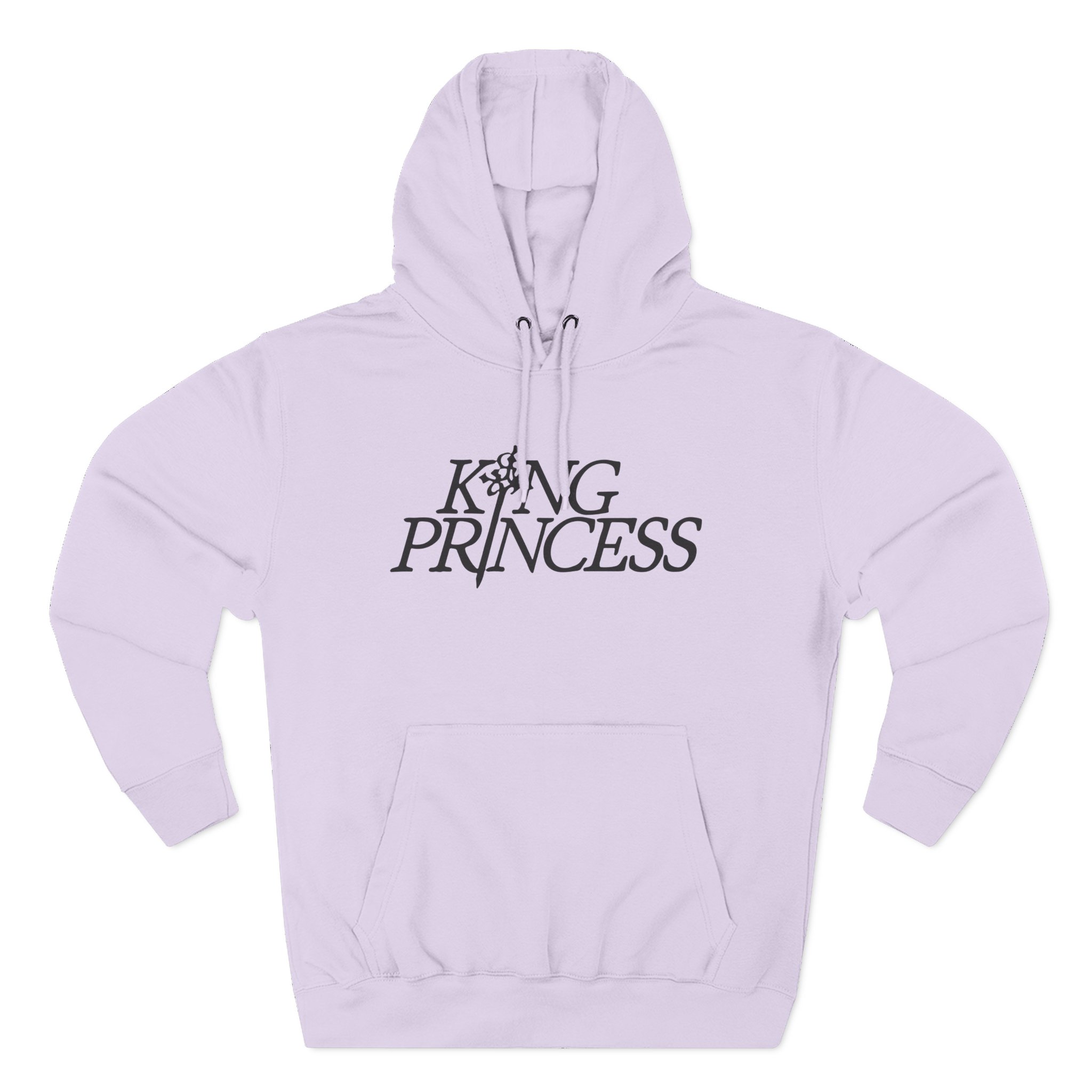 King Princess logo Three-Panel Fleece Hoodie