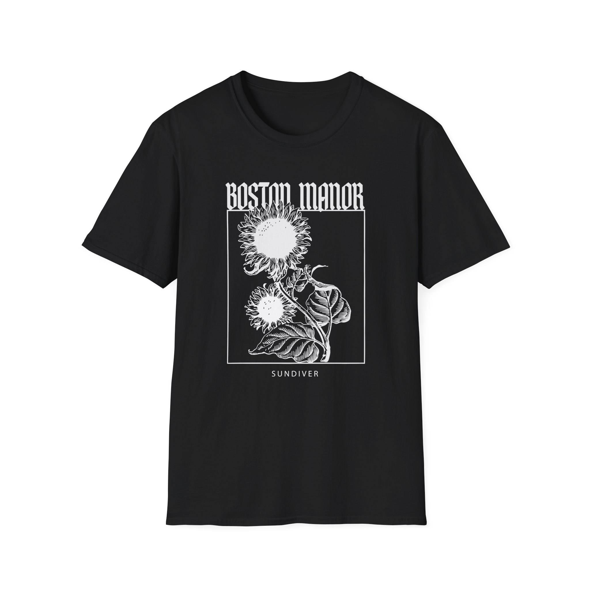 Boston Manor Sunflower Unisex Softstyle T-Shirt