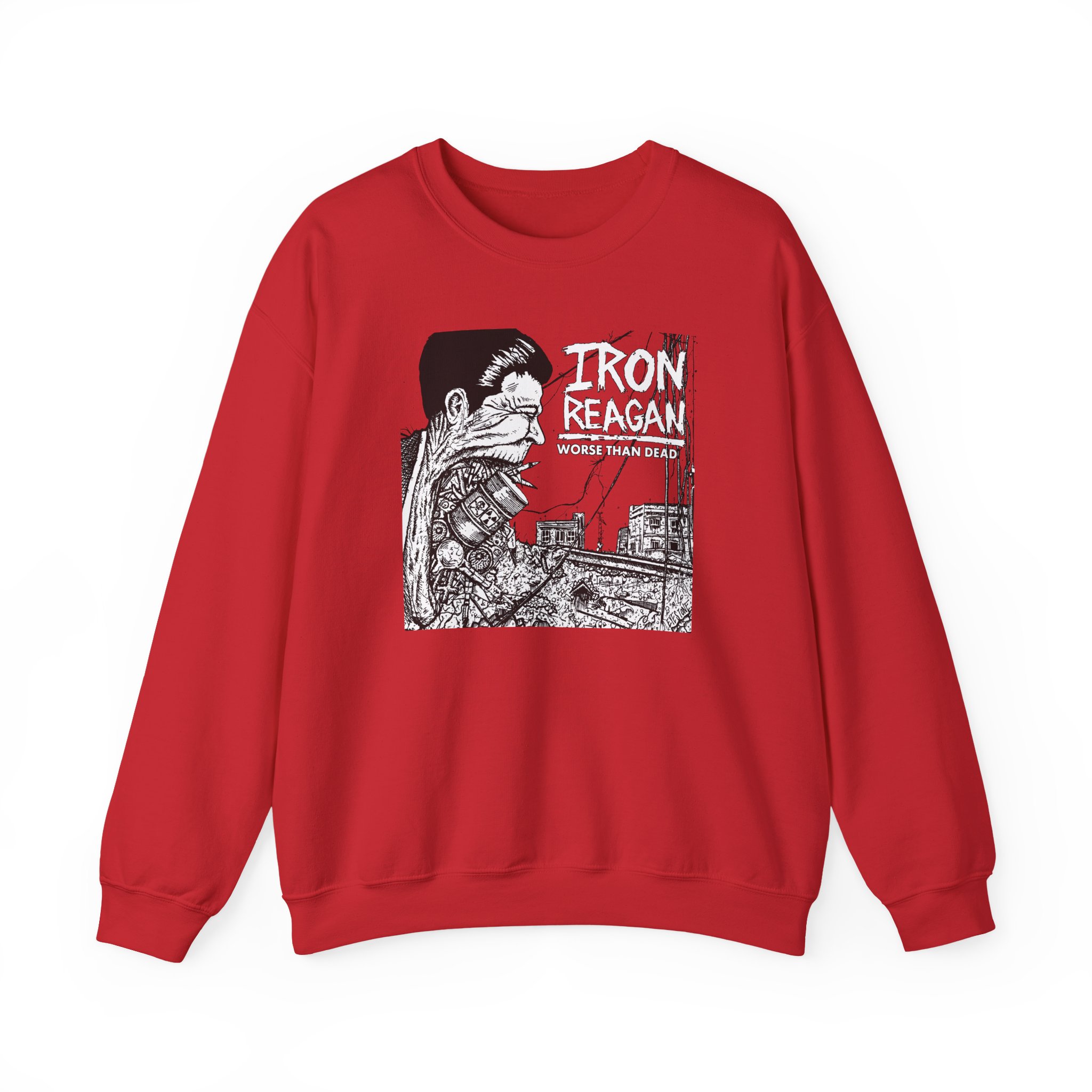 Iron Reagan Worse Than Dead Unisex Heavy Blendâ„¢ Crewneck Sweatshirt