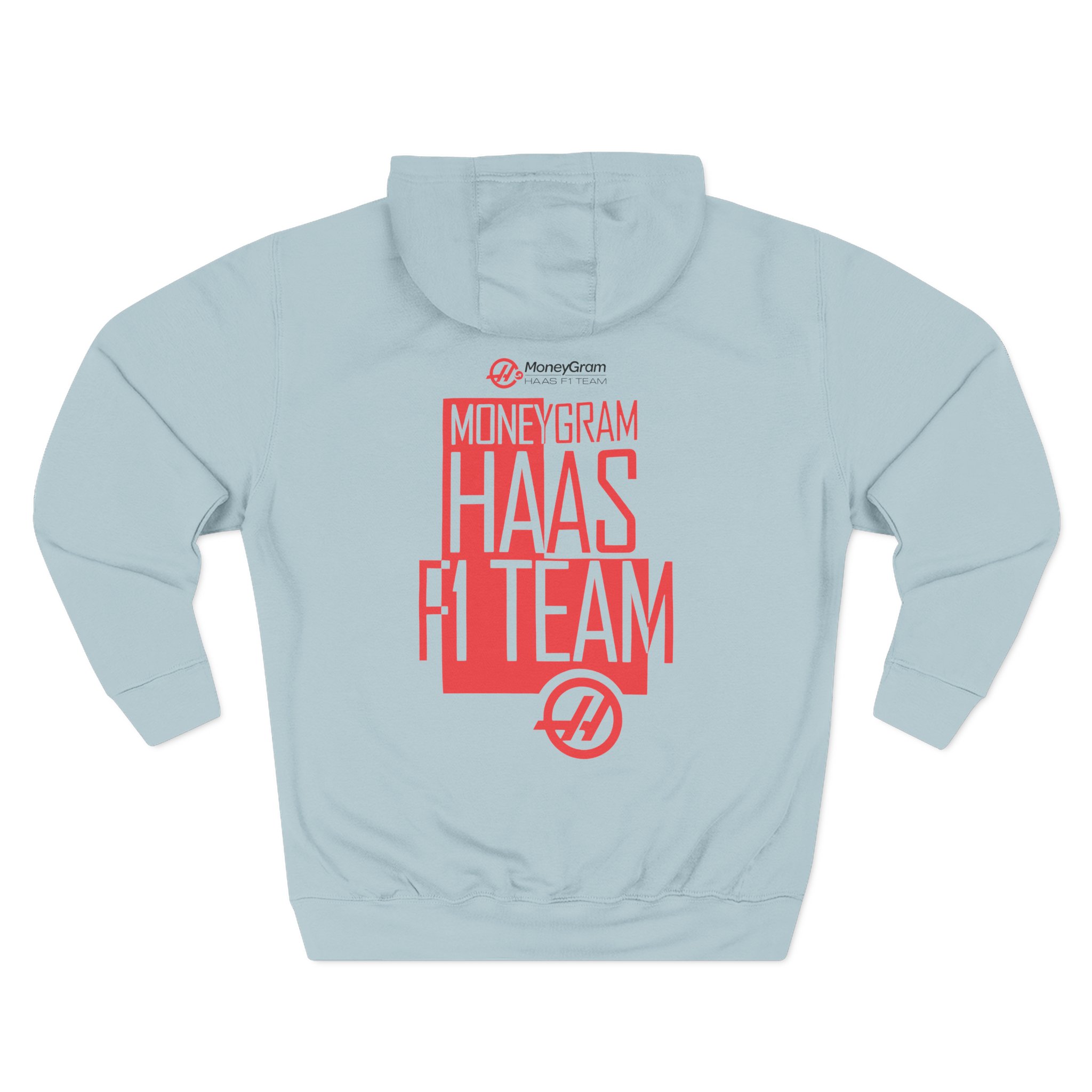 Haas F1 Color Block Three-Panel Fleece Hoodie