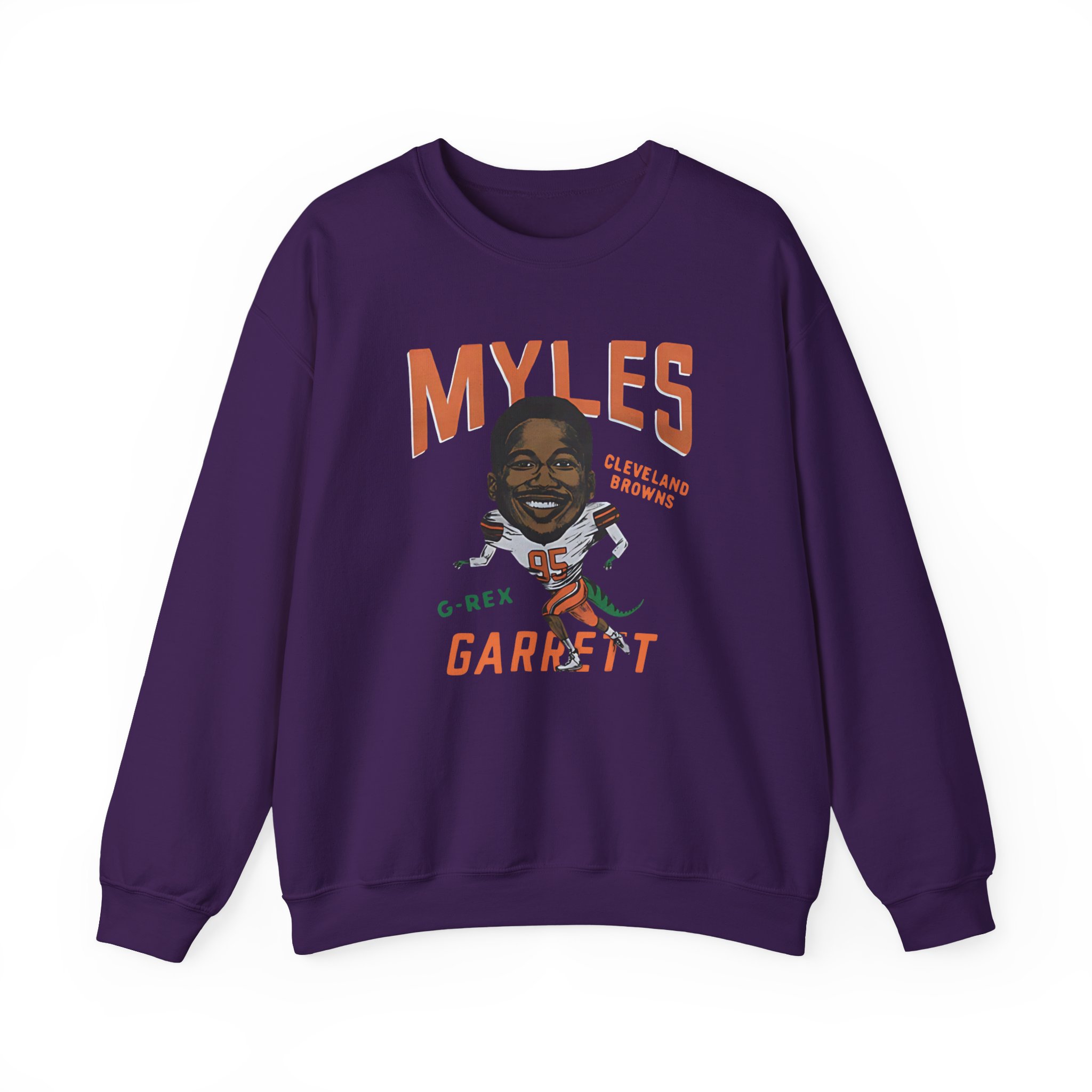 Myles Garrett Cleveland Browns Unisex Heavy Blendâ„¢ Crewneck Sweatshirt