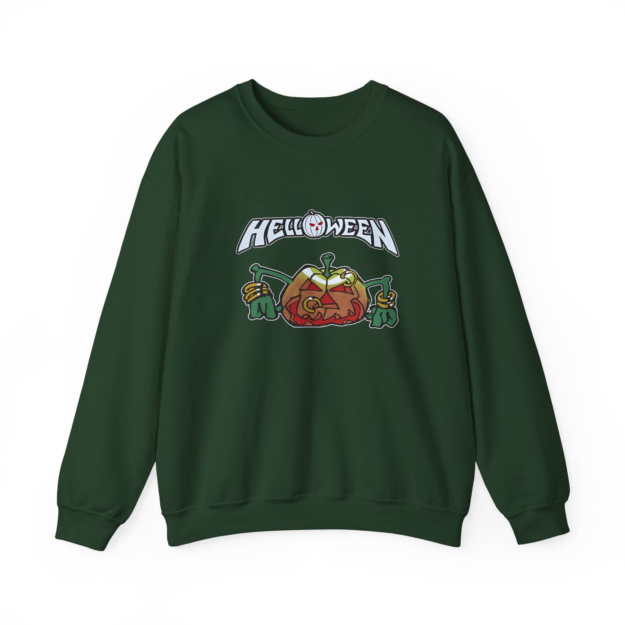 Helloween Rings Pumpkin Unisex Heavy Blendâ„¢ Crewneck Sweatshirt
