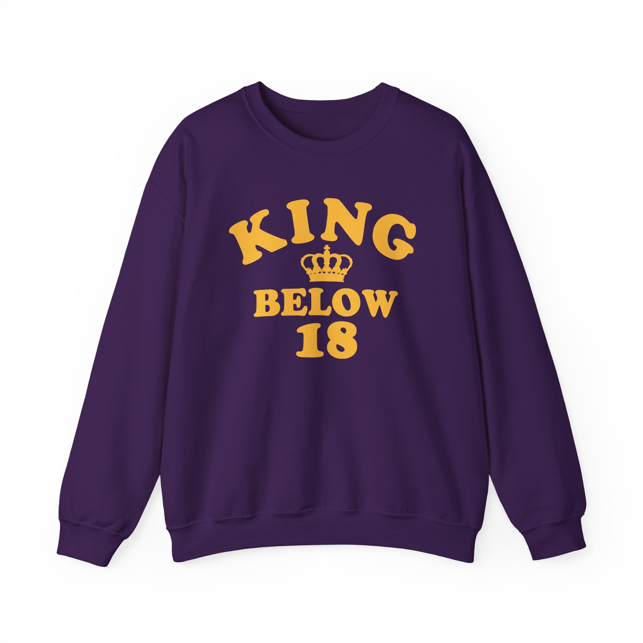 Ymh King Below 18 Toddler Unisex Heavy Blendâ„¢ Crewneck Sweatshirt