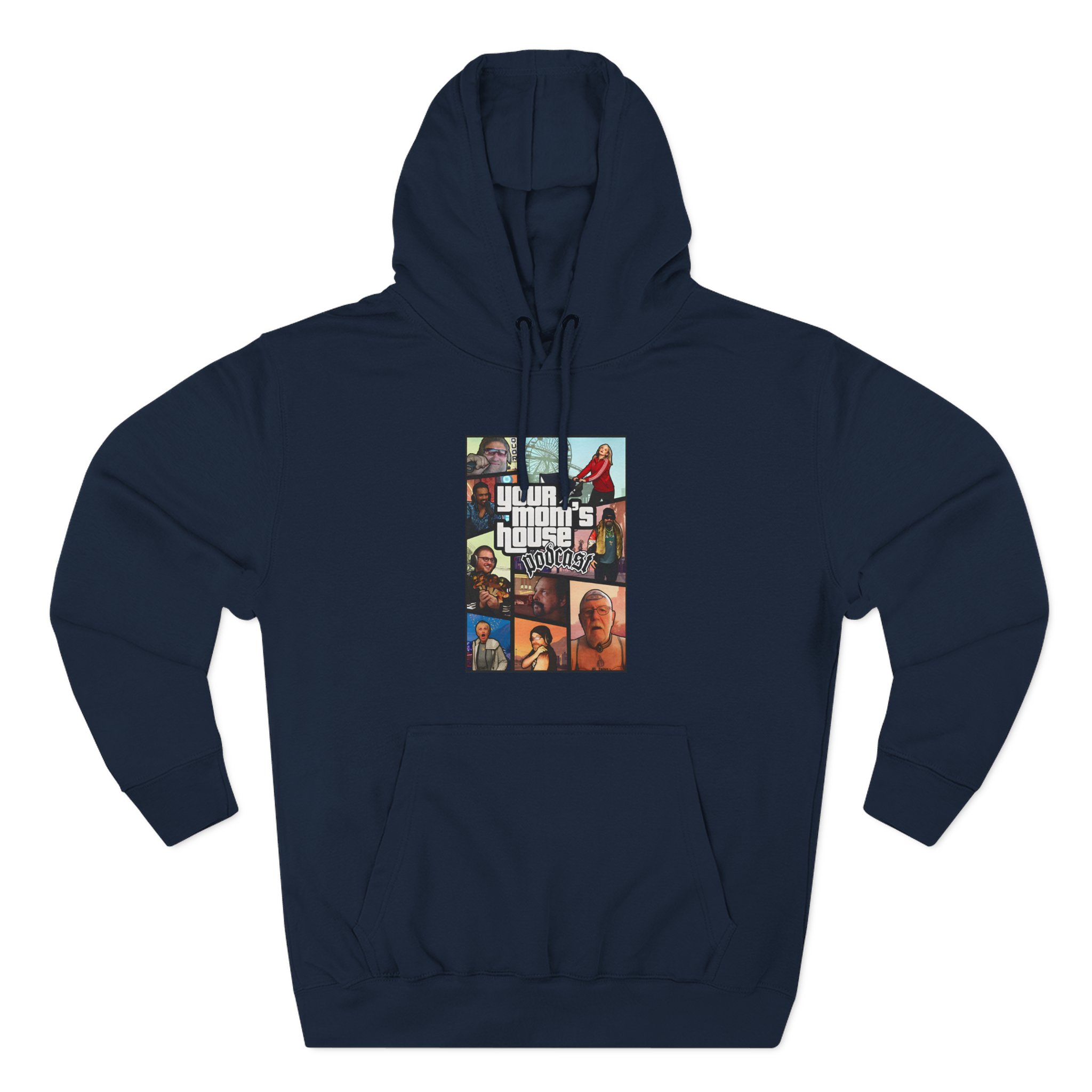 Ymh GTA Three-Panel Fleece Hoodie