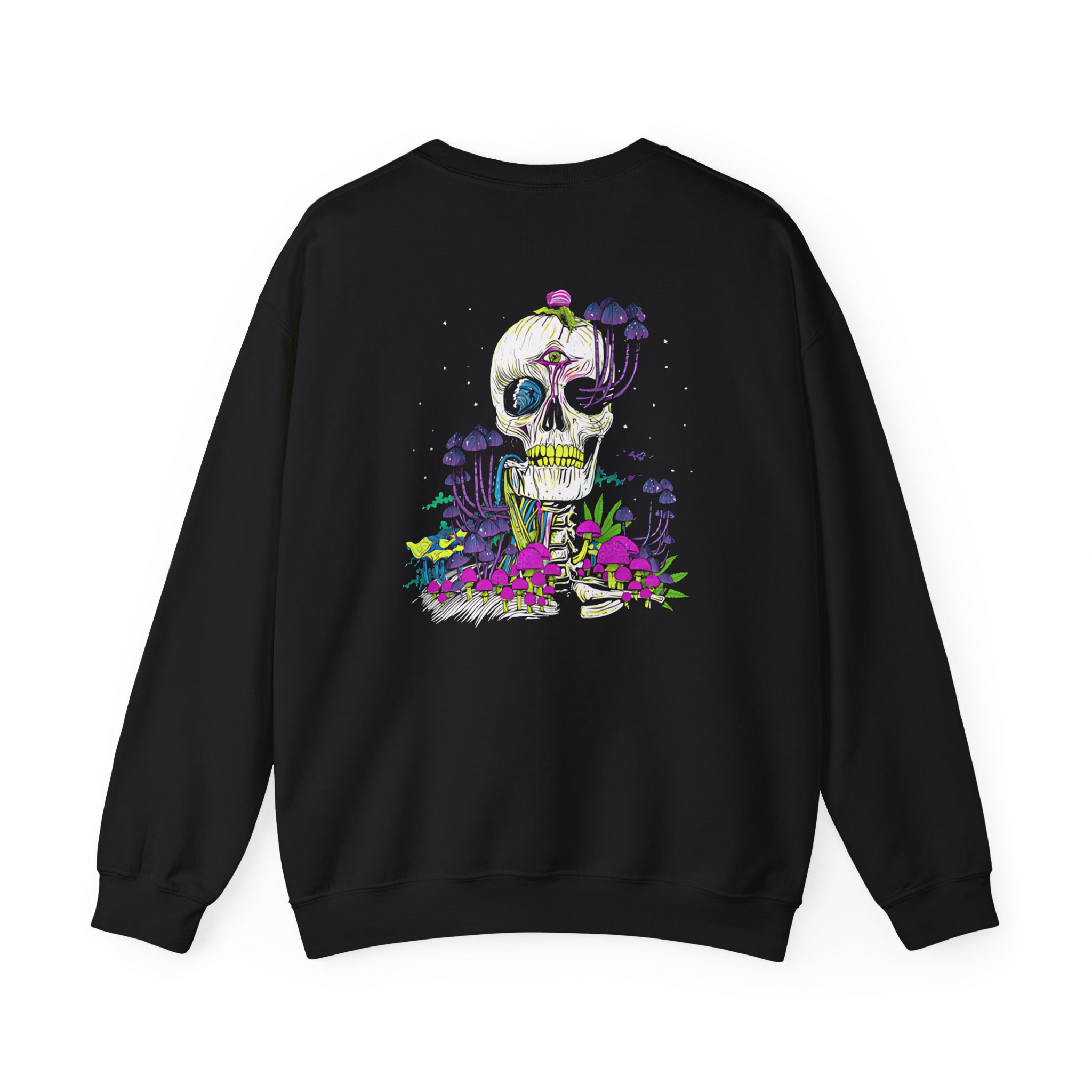 Incubus Magic Mushroom Skull Unisex Heavy Blendâ„¢ Crewneck Sweatshirt