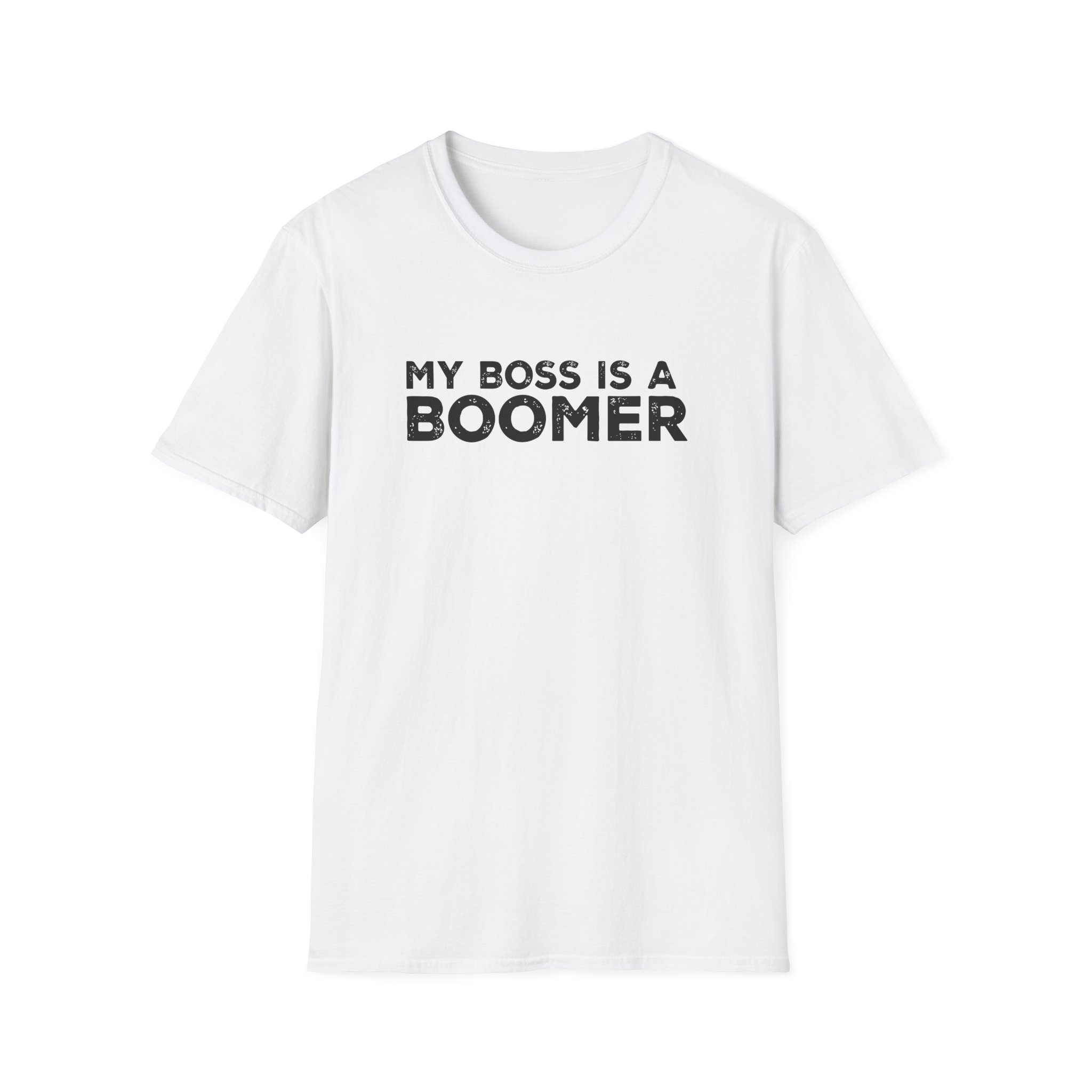 Kat Timpf My Boss is a Boomer Unisex Softstyle T-Shirt