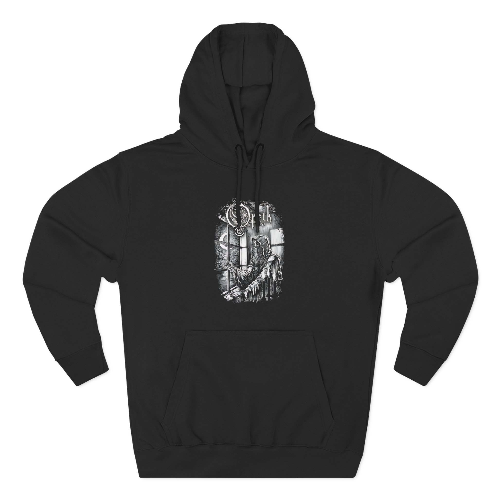 Opeth Windowpane Three-Panel Fleece Hoodie