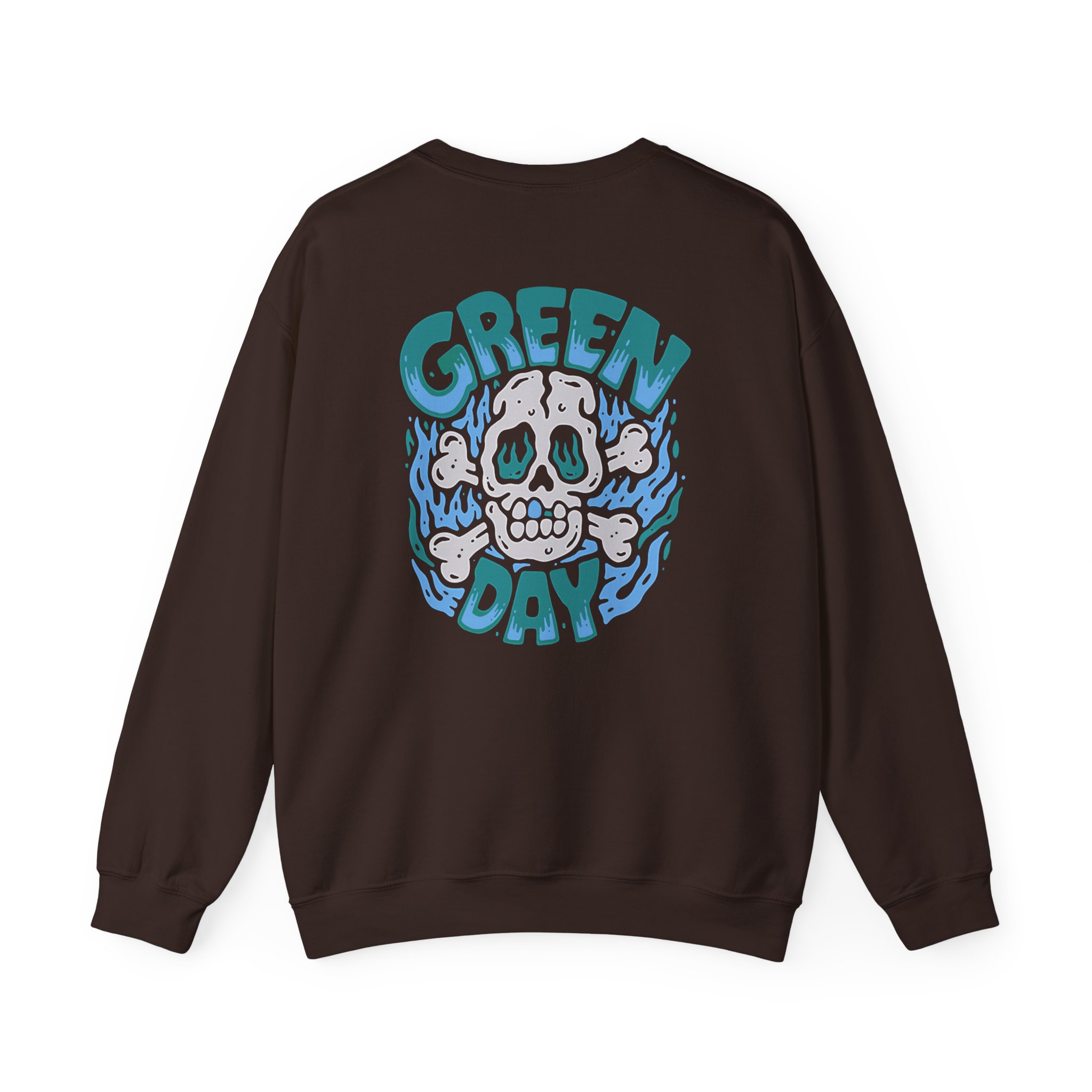 Green Day Blue Skull Unisex Heavy Blendâ„¢ Crewneck Sweatshirt