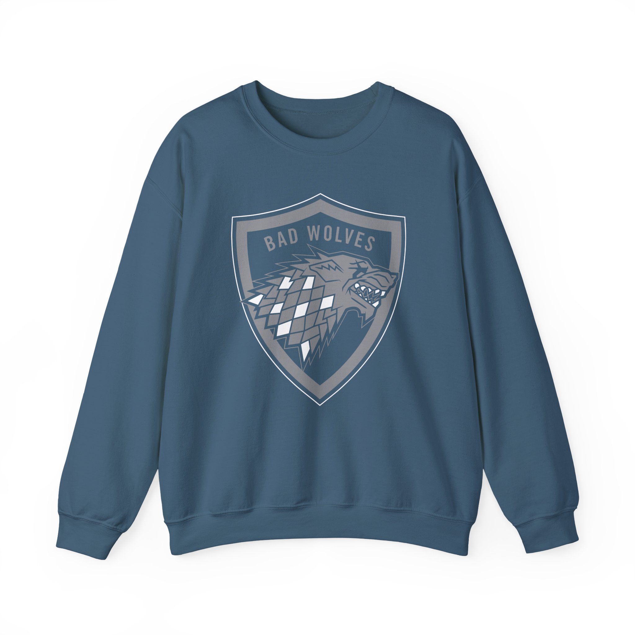 Bad Wolves Wolf Shield Unisex Heavy Blendâ„¢ Crewneck Sweatshirt
