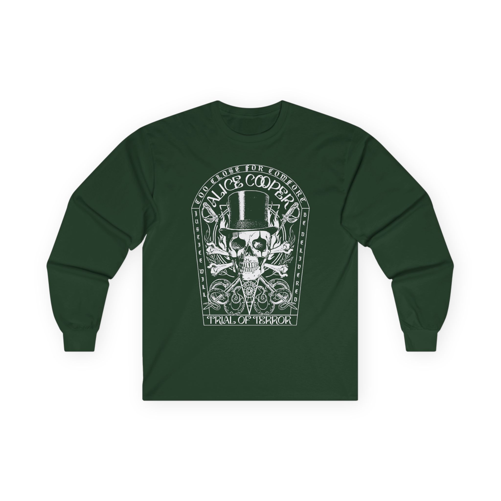 Alice Cooper Trial of Terror Unisex Ultra Cotton Long Sleeve Tee