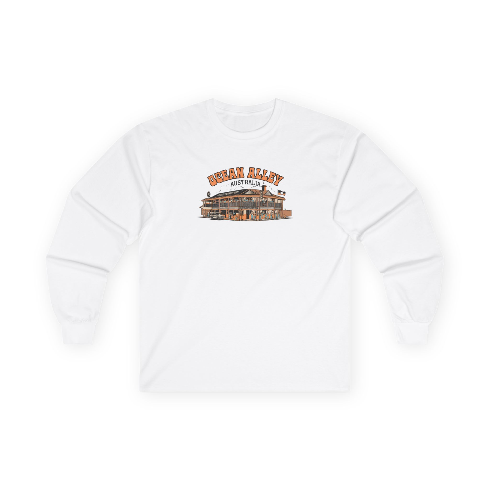 Ocean Alley Pub Unisex Ultra Cotton Long Sleeve Tee