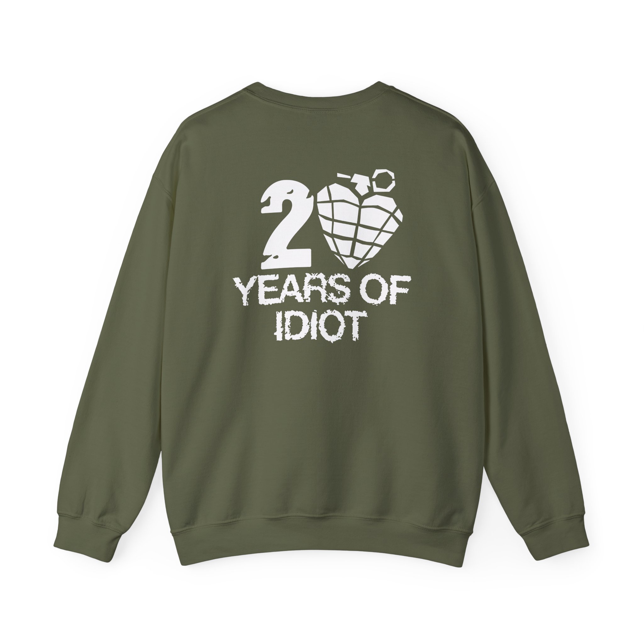 Green Day 20 Years of Idiot Unisex Heavy Blendâ„¢ Crewneck Sweatshirt