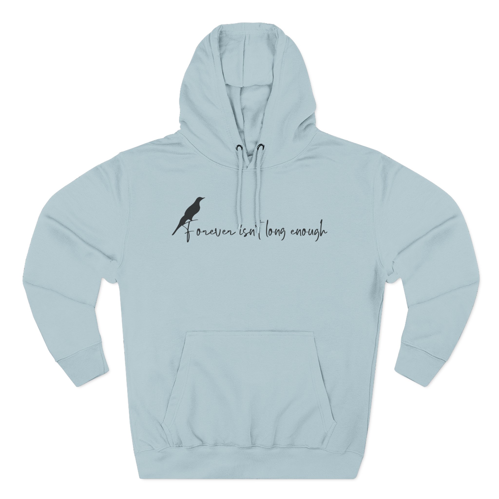 Nina Dobrev Forever Isn’t Long Enough Three-Panel Fleece Hoodie