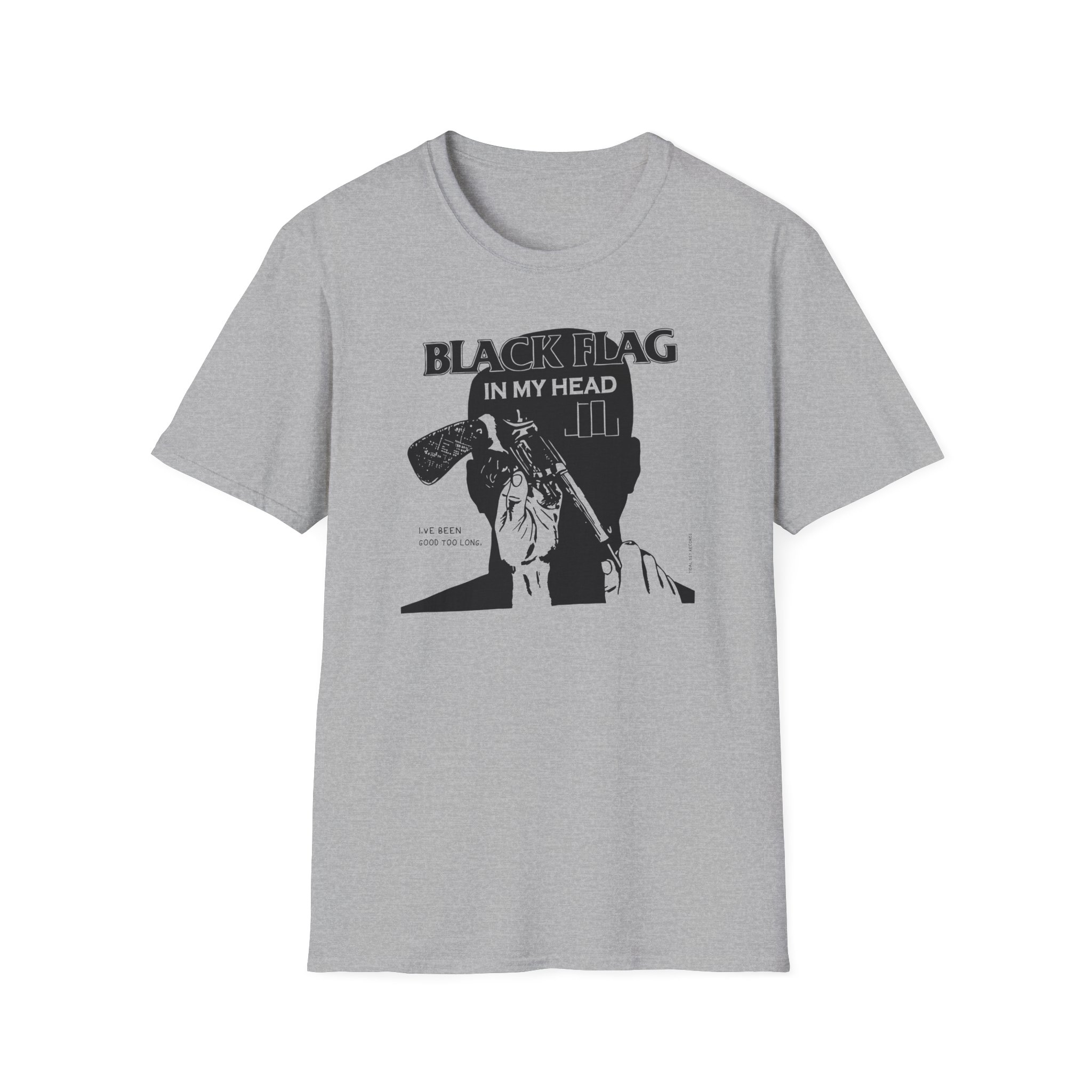 Black Flag in My Head Unisex Softstyle T-Shirt