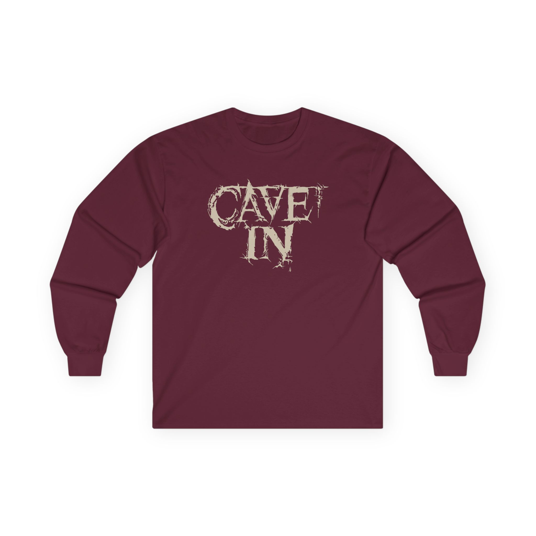 Cave in Logo & Satellite Unisex Ultra Cotton Long Sleeve Tee