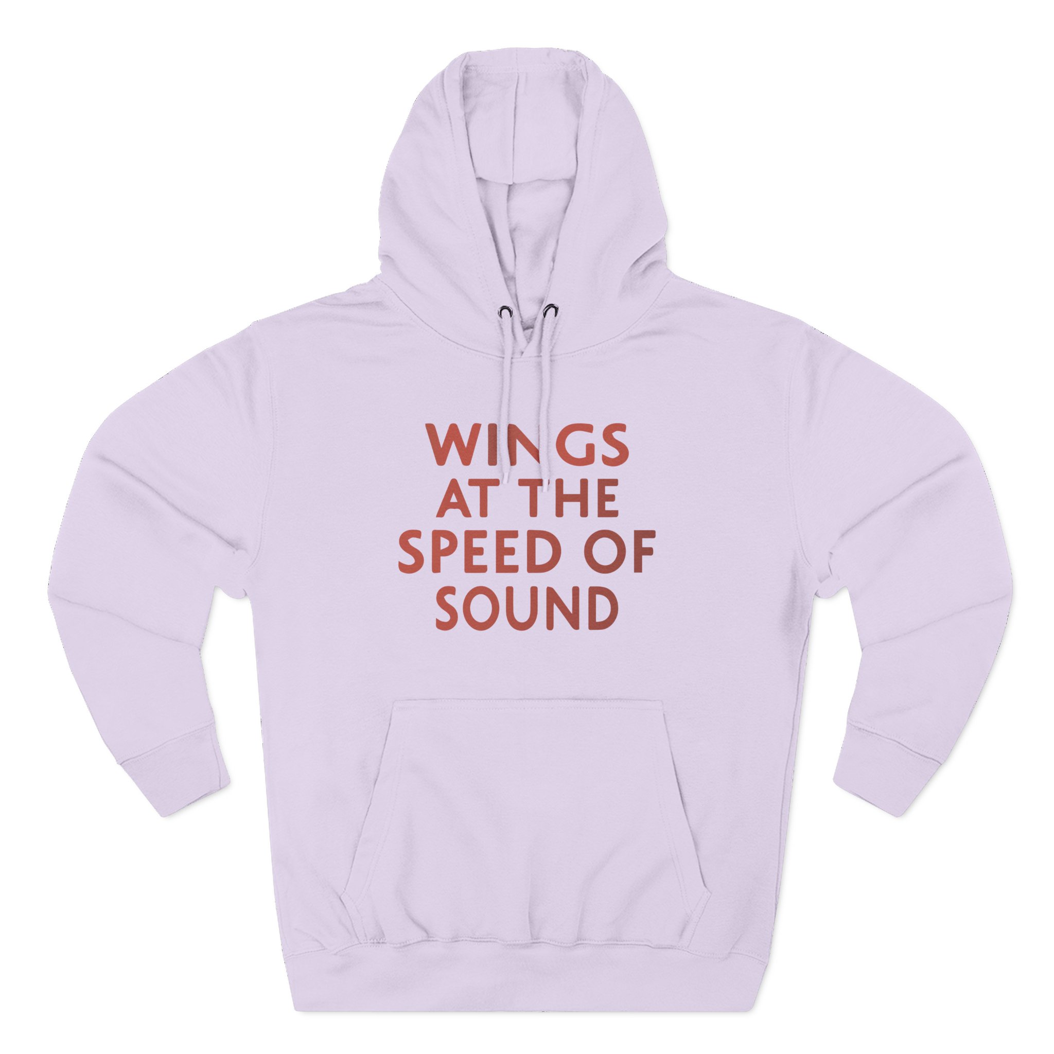 Wings at the Speed of Sound Three-Panel Fleece Hoodie