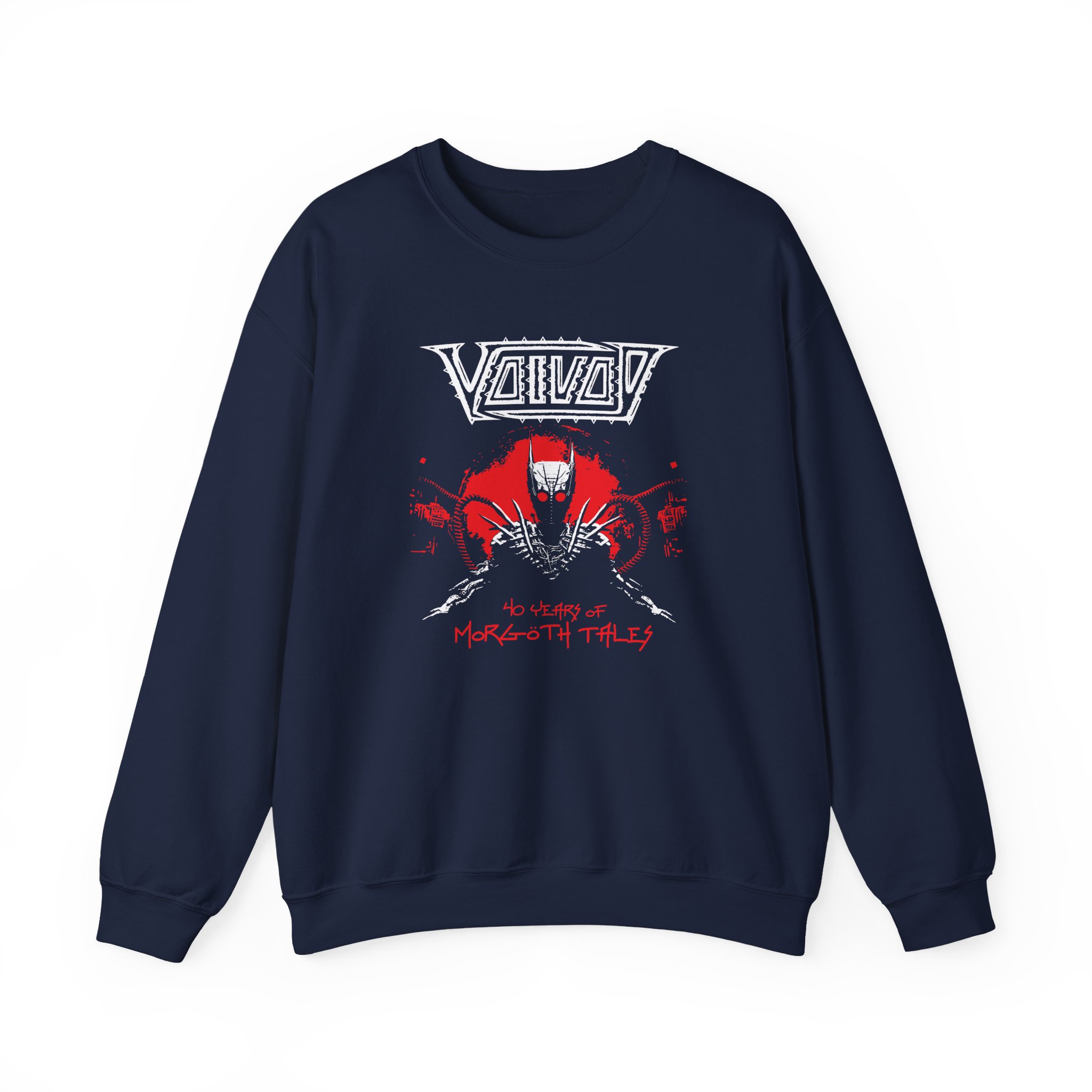 Voivod 40 Years of Morgoth Tales Unisex Heavy Blendâ„¢ Crewneck Sweatshirt