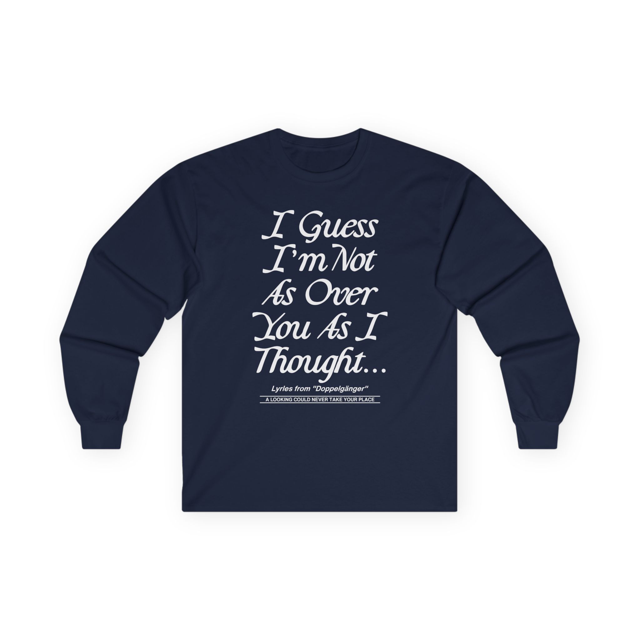 Joshua Bassett Doppelgänger Lyric Unisex Ultra Cotton Long Sleeve Tee