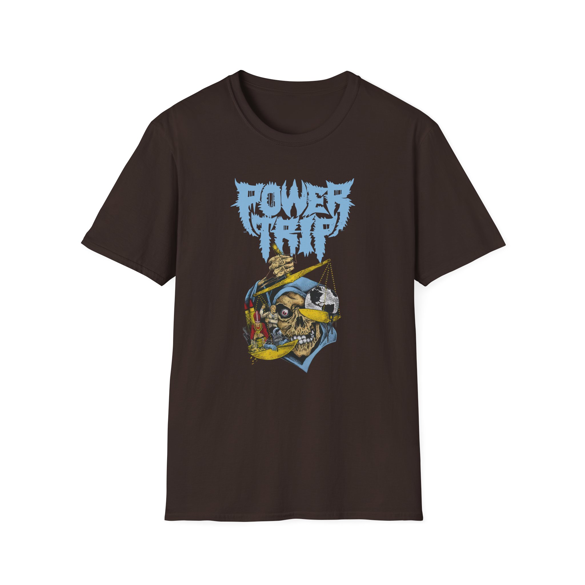 Power Trip Scale Unisex Softstyle T-Shirt
