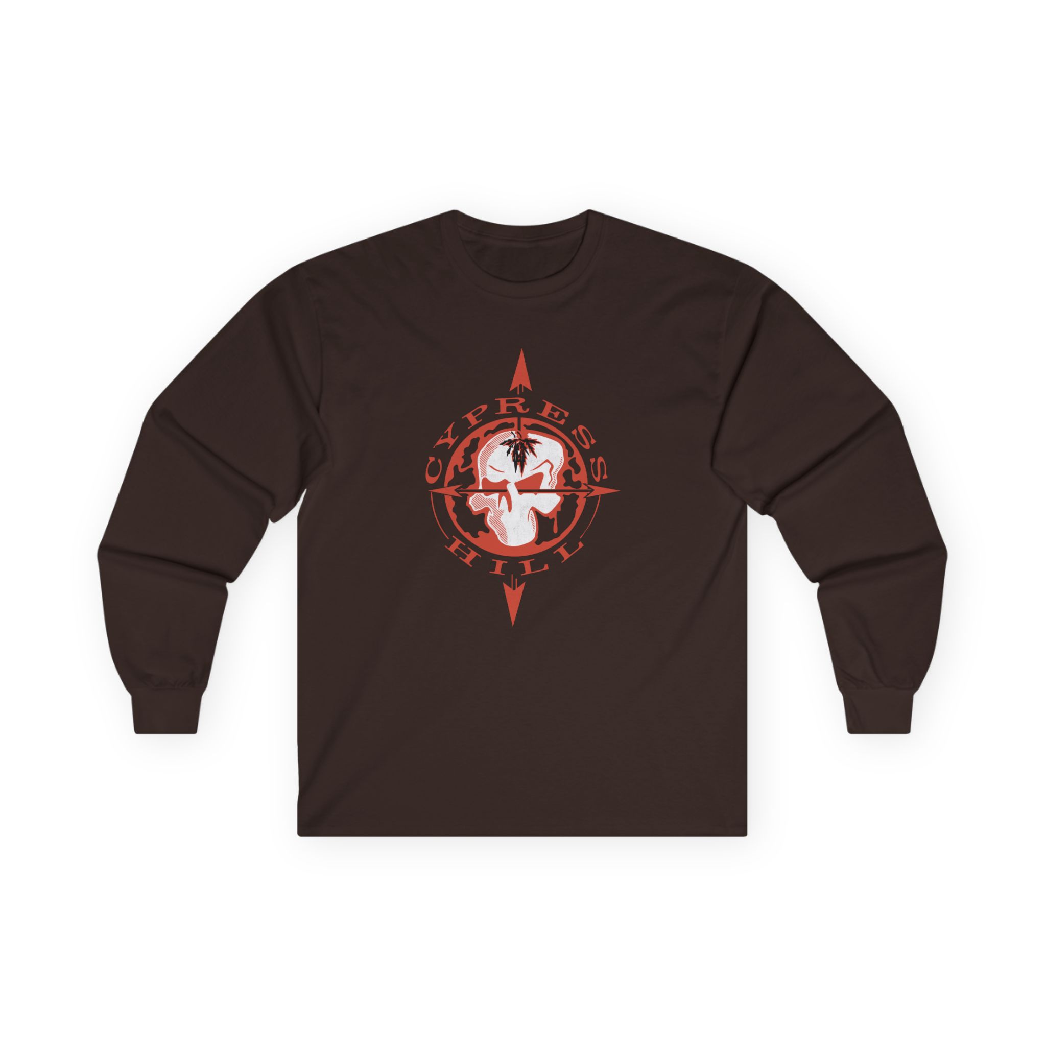 Cypress Hill Skull N Compass Unisex Ultra Cotton Long Sleeve Tee