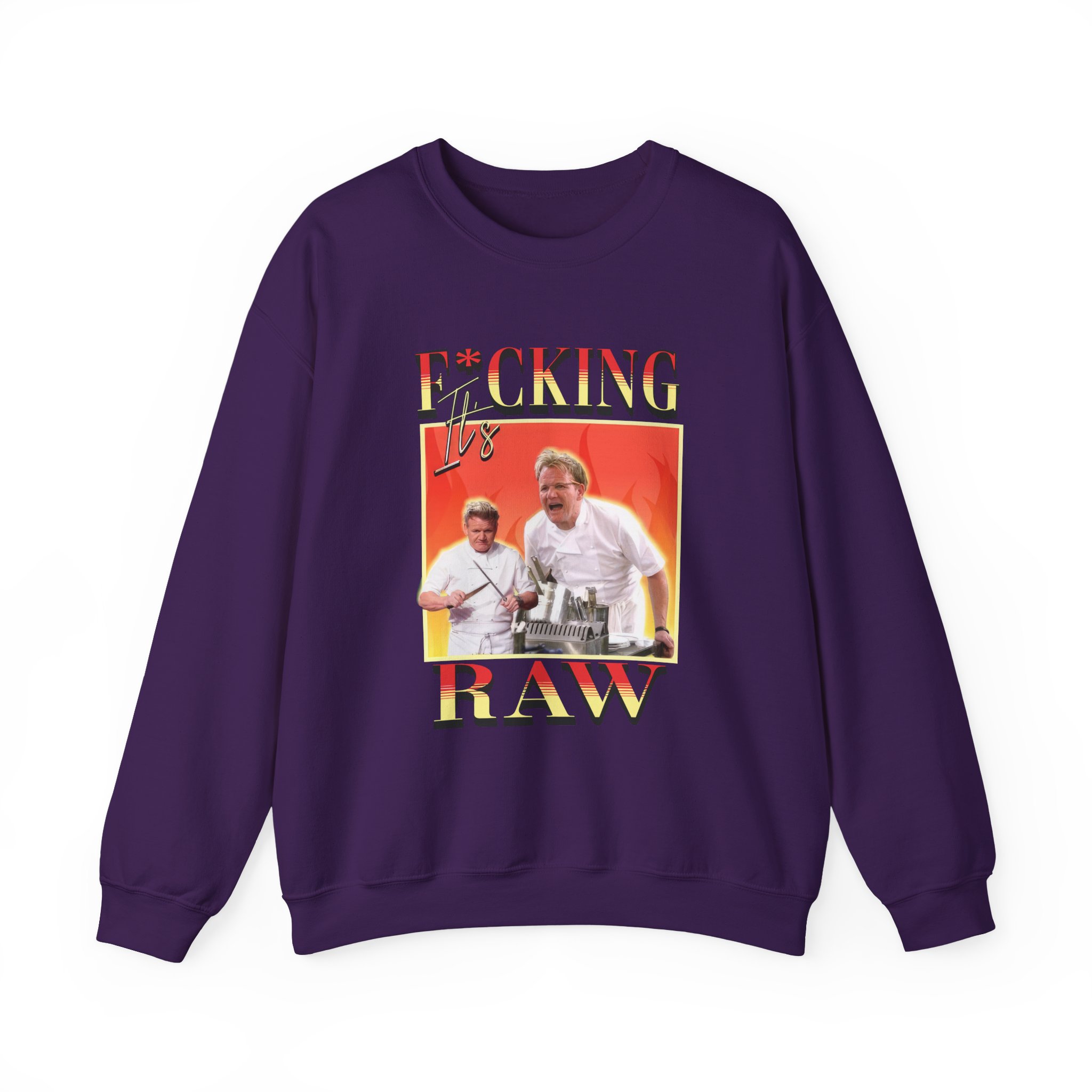 Gordon Ramsay It's F*cking Raw Unisex Heavy Blendâ„¢ Crewneck Sweatshirt