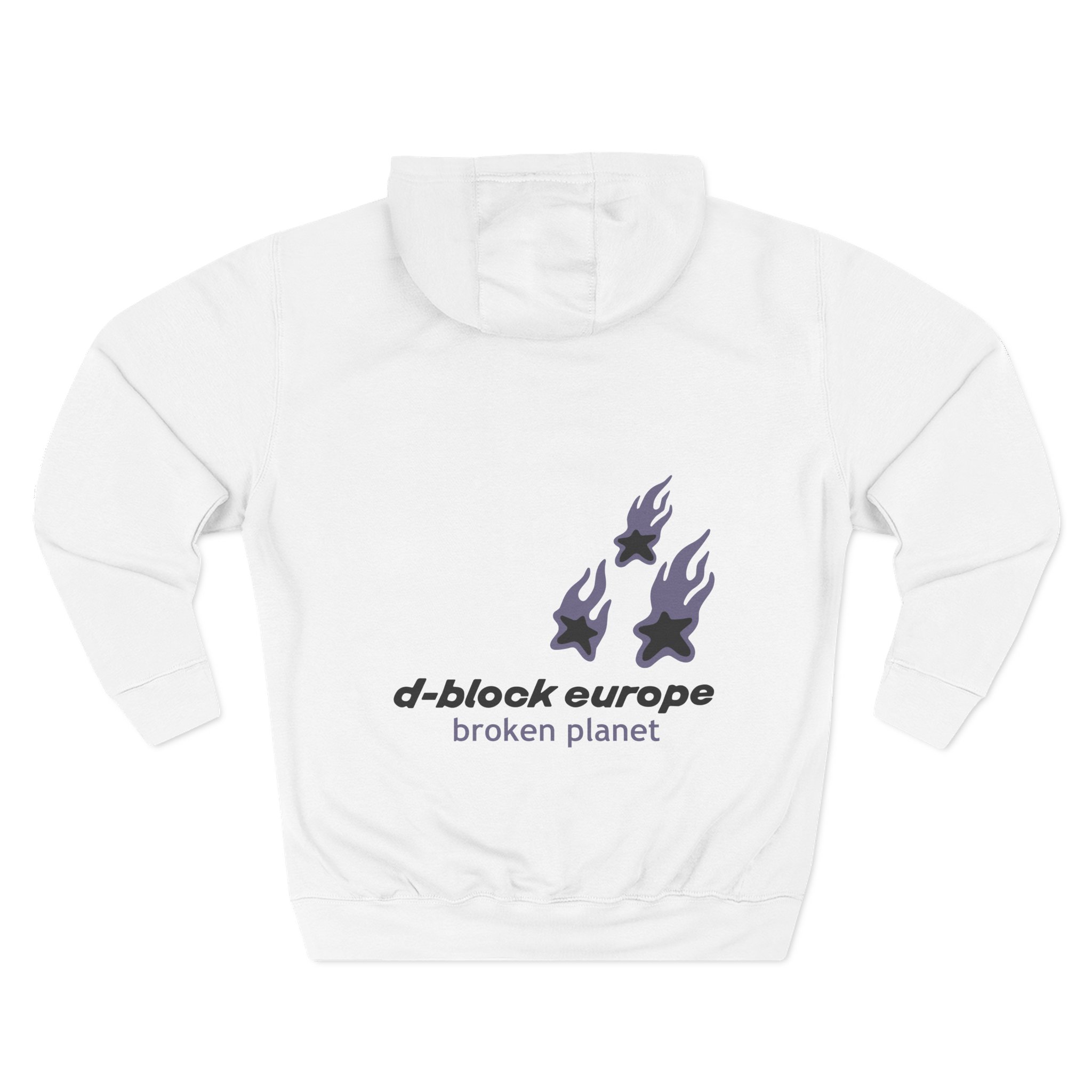 D Block Europe Broken Planet Three-panel Fleece Hoodie
