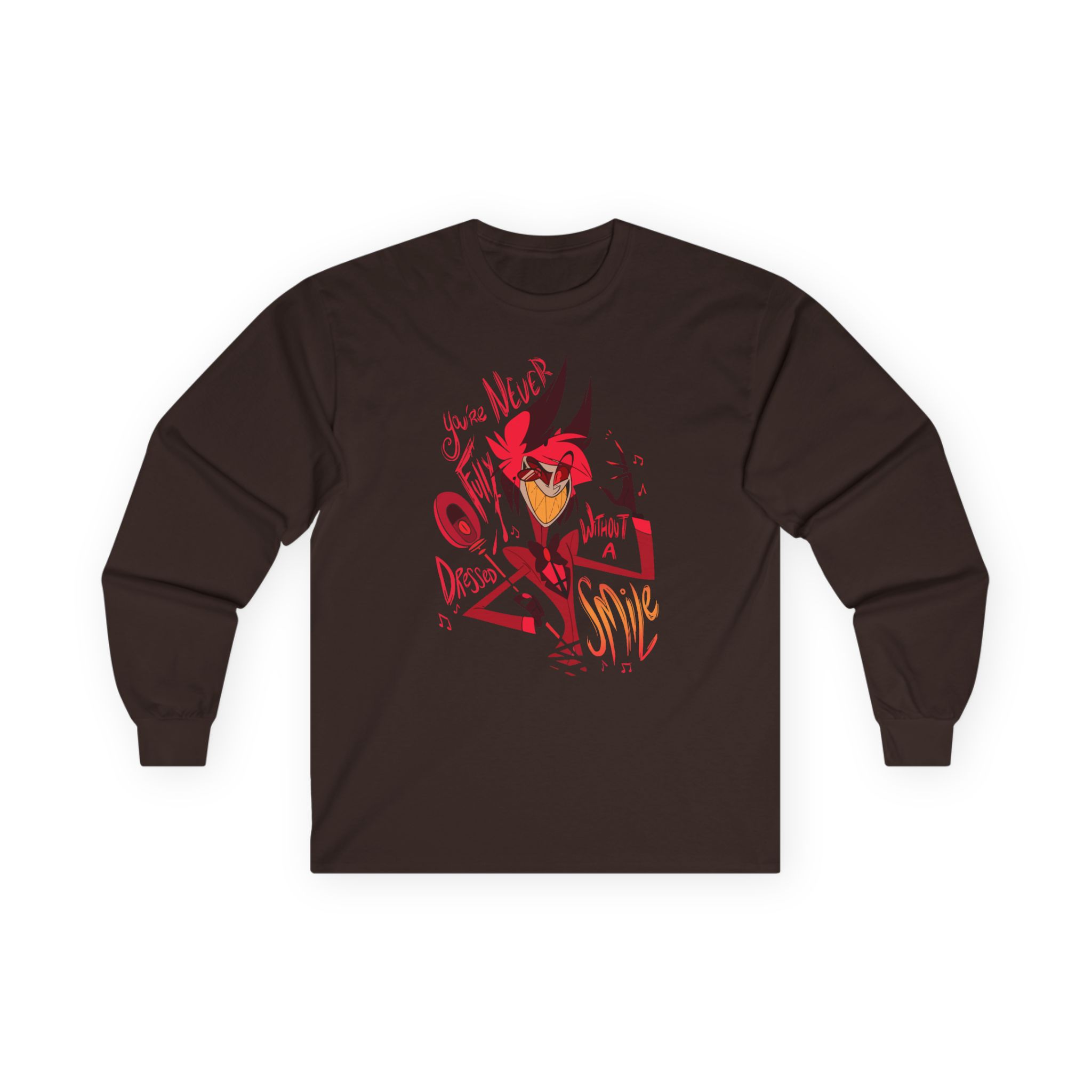 Vivziepop Smile Unisex Ultra Cotton Long Sleeve Tee