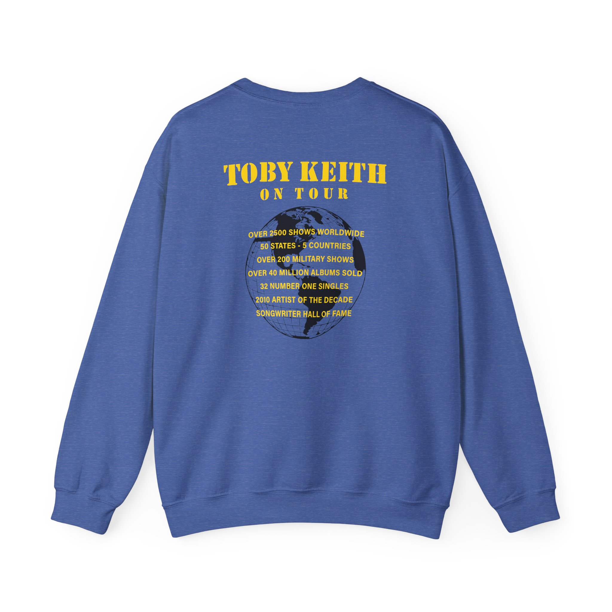 Toby Keith Easy Money Tour Unisex Heavy Blendâ„¢ Crewneck Sweatshirt