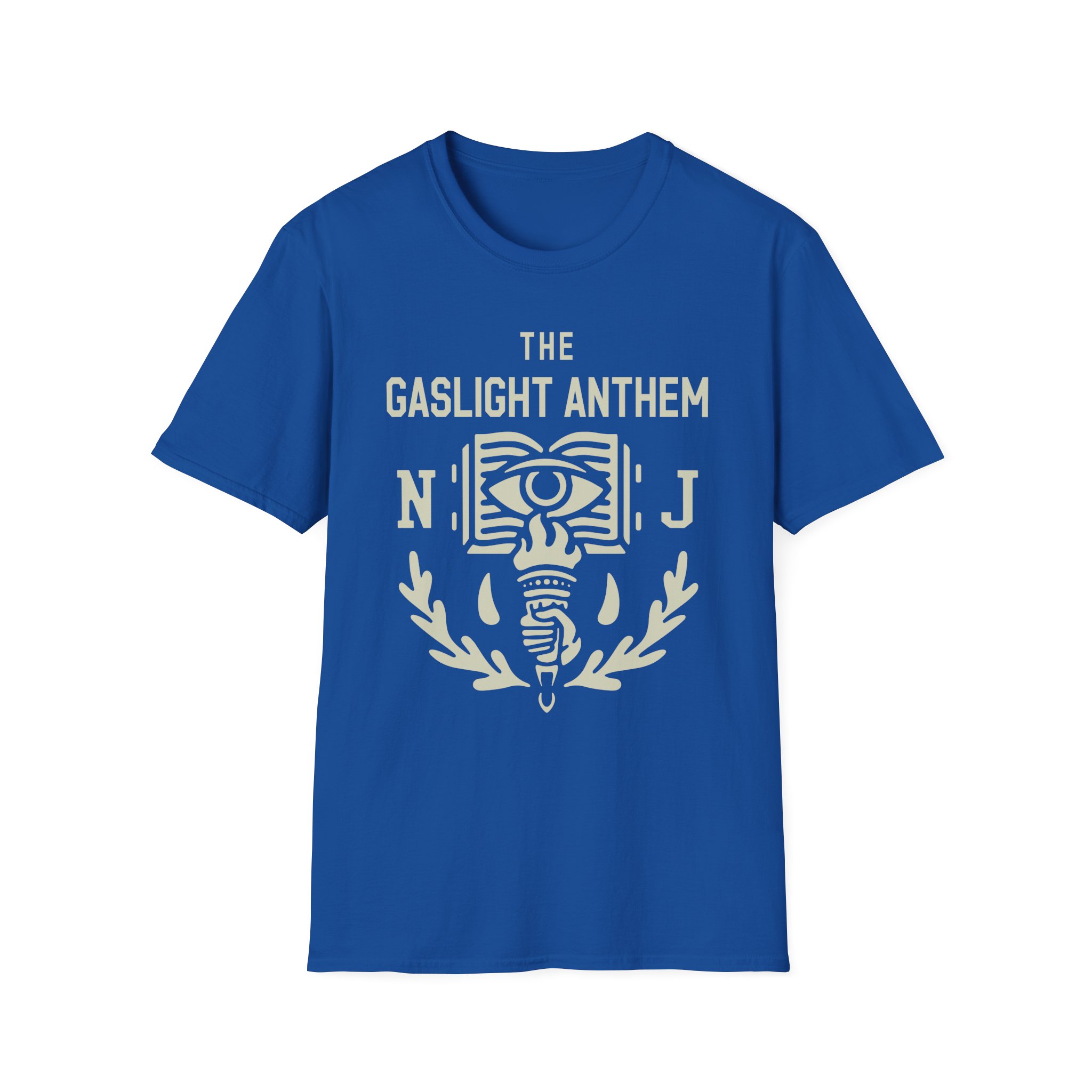 Gaslight Anthem NJ Eye Banner Unisex Softstyle T-Shirt