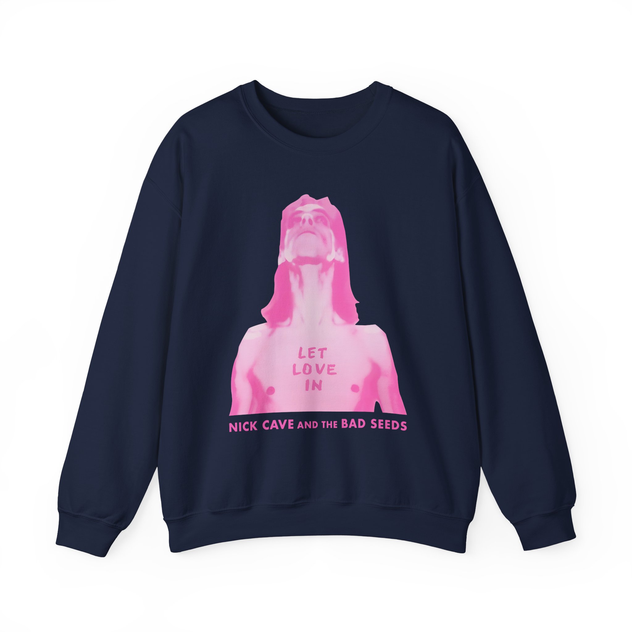 Nick Cave Let Love in Unisex Heavy Blendâ„¢ Crewneck Sweatshirt