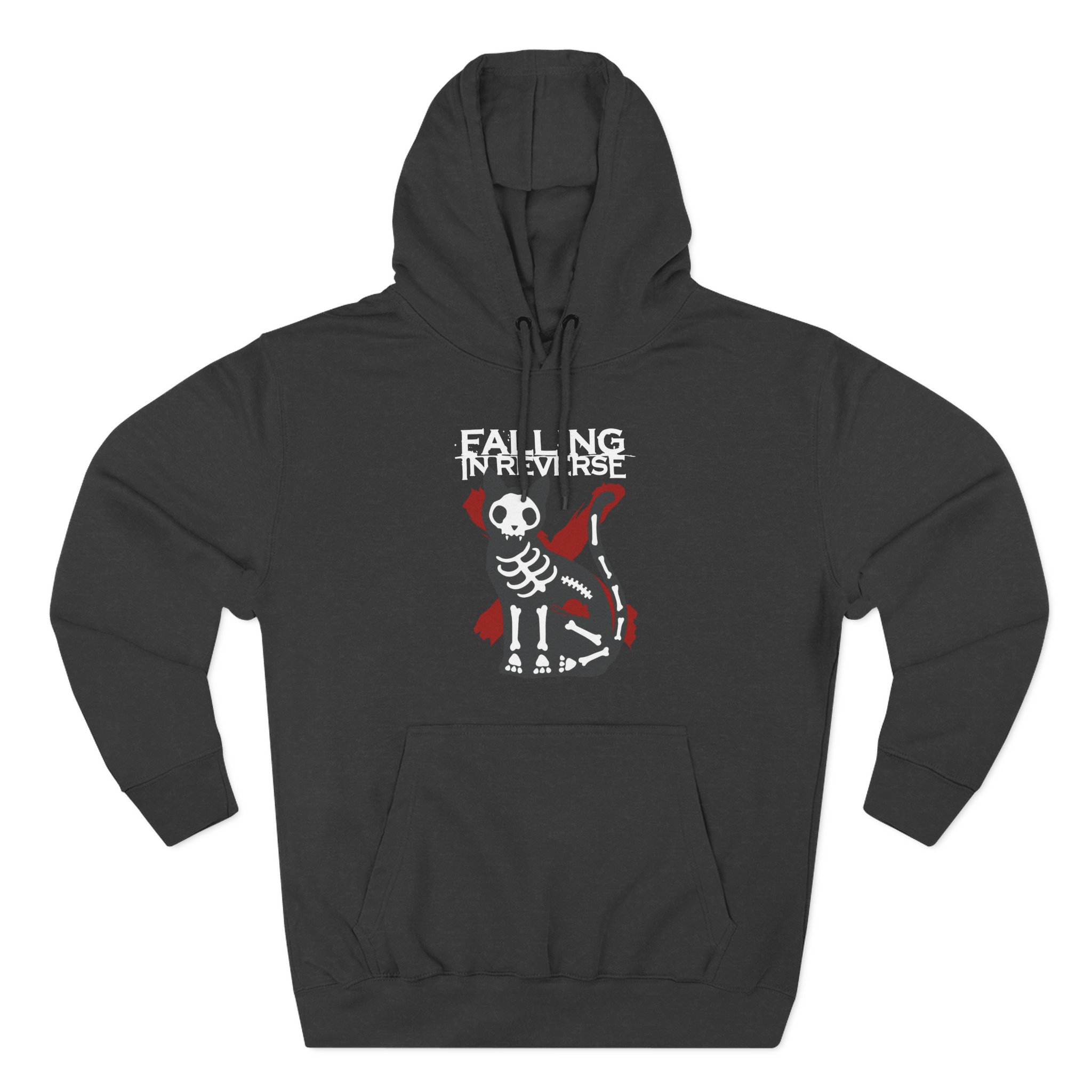 Falling in Reverse X-Ray Cat Three-Panel Fleece Hoodie