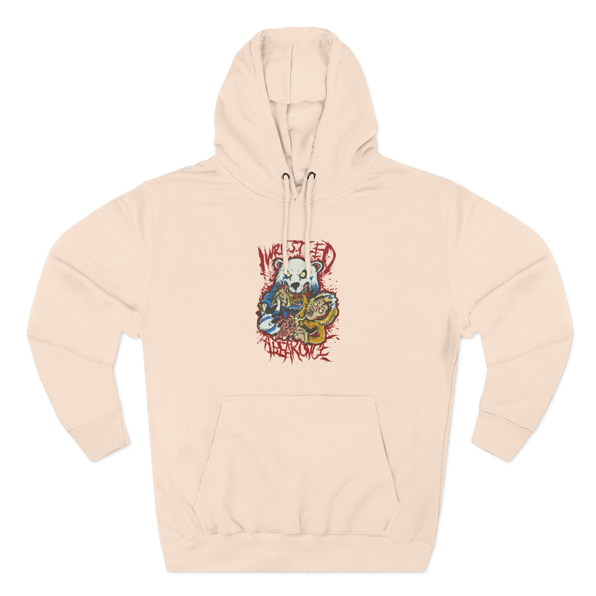 Iwrestledabearonce Three-Panel Fleece Hoodie