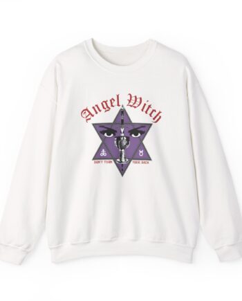 Angel Witch The Night Is Calling Unisex Heavy Blend™ Crewneck Sweatshirt