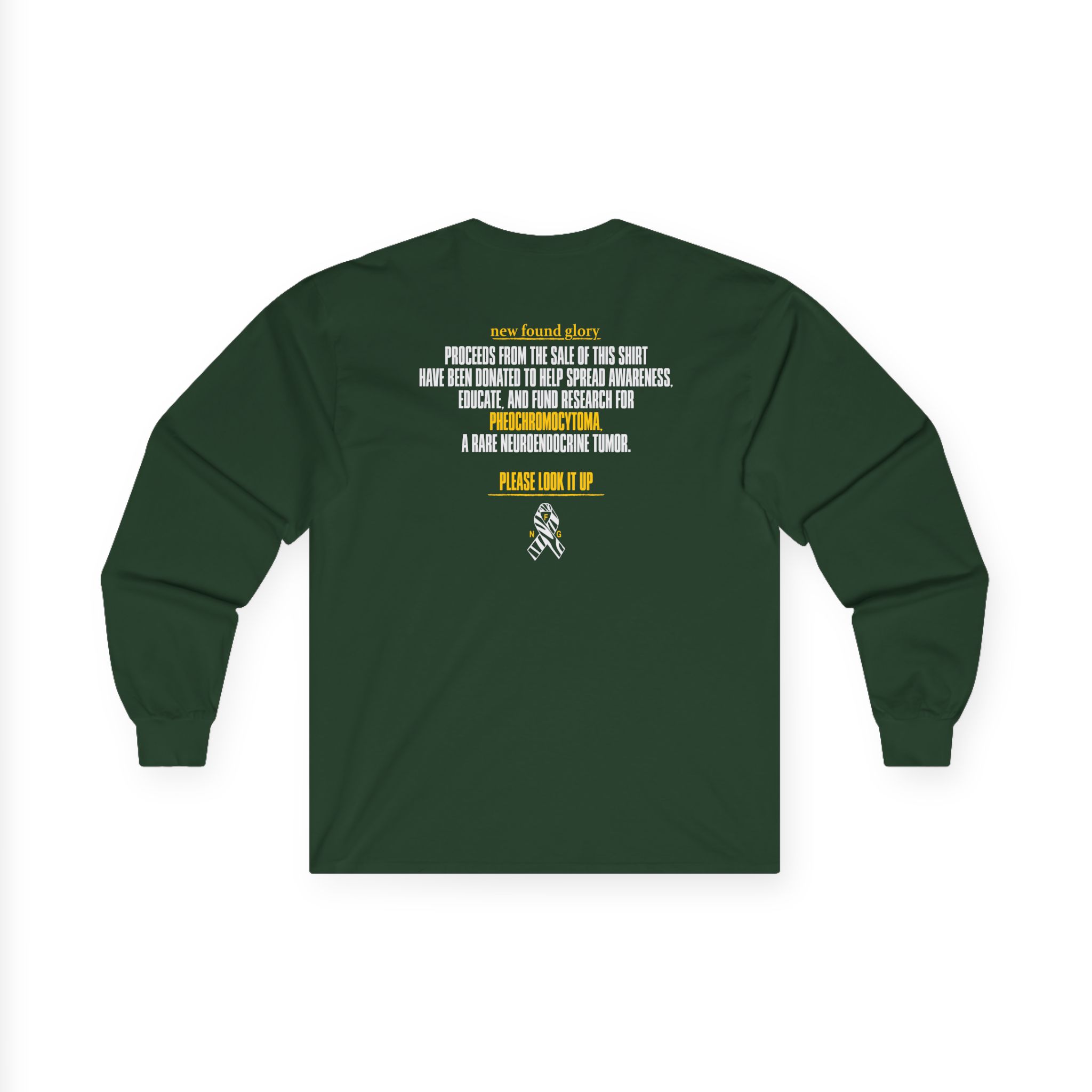 New Found Glory Pheochromocytoma Charity Unisex Ultra Cotton Long Sleeve Tee