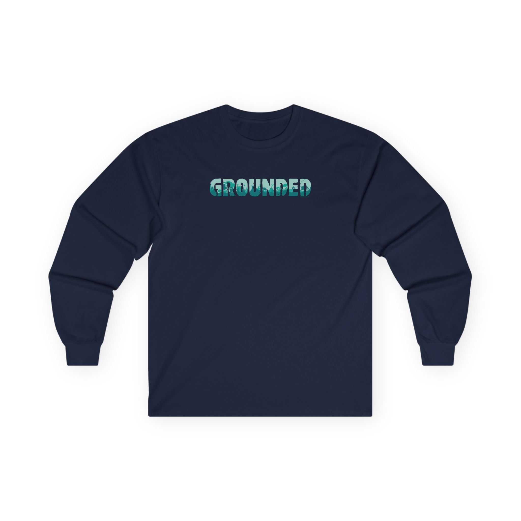 Grounded Logo Unisex Ultra Cotton Long Sleeve Tee