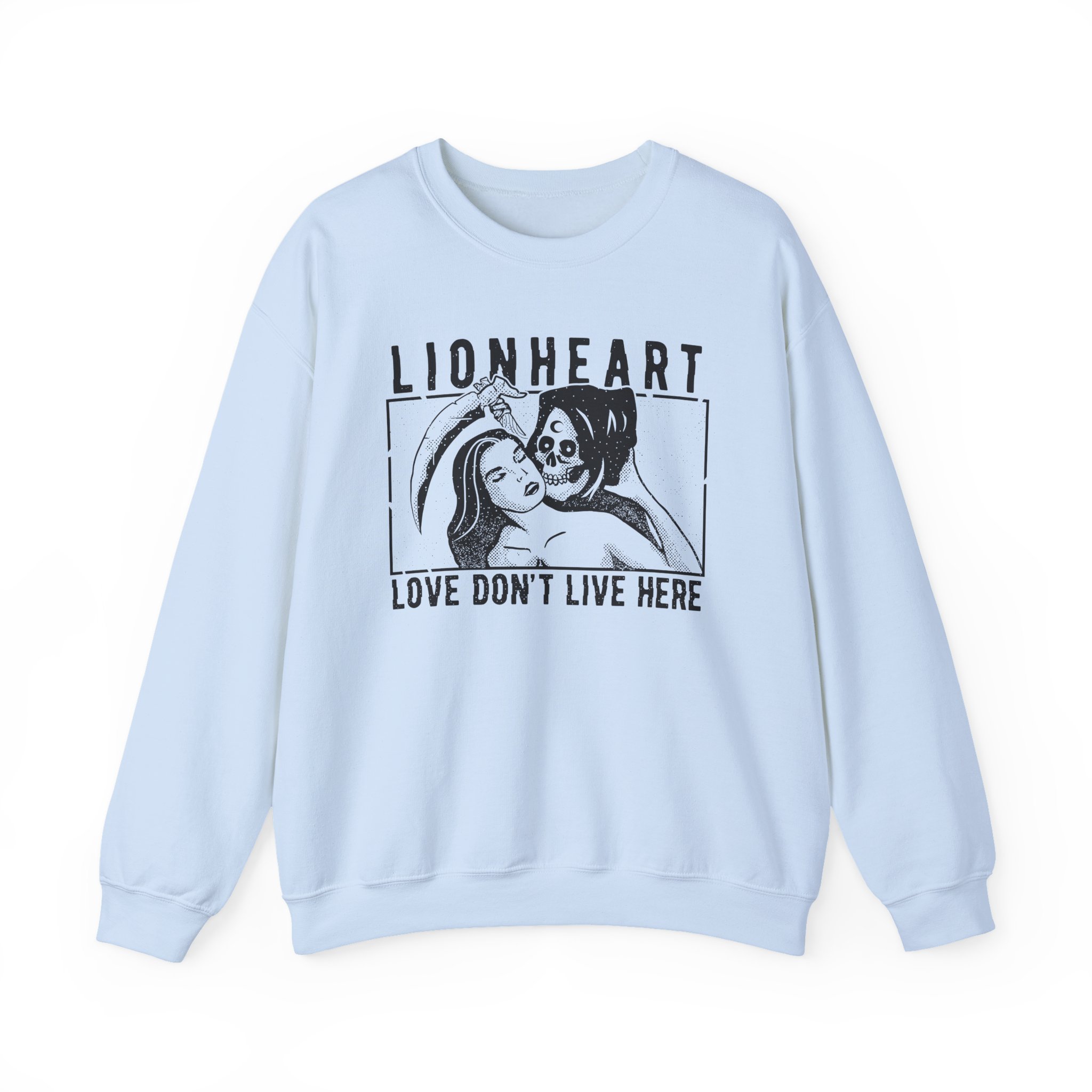 Lionheart "Love Don't Reaper" Unisex Heavy Blendâ„¢ Crewneck Sweatshirt