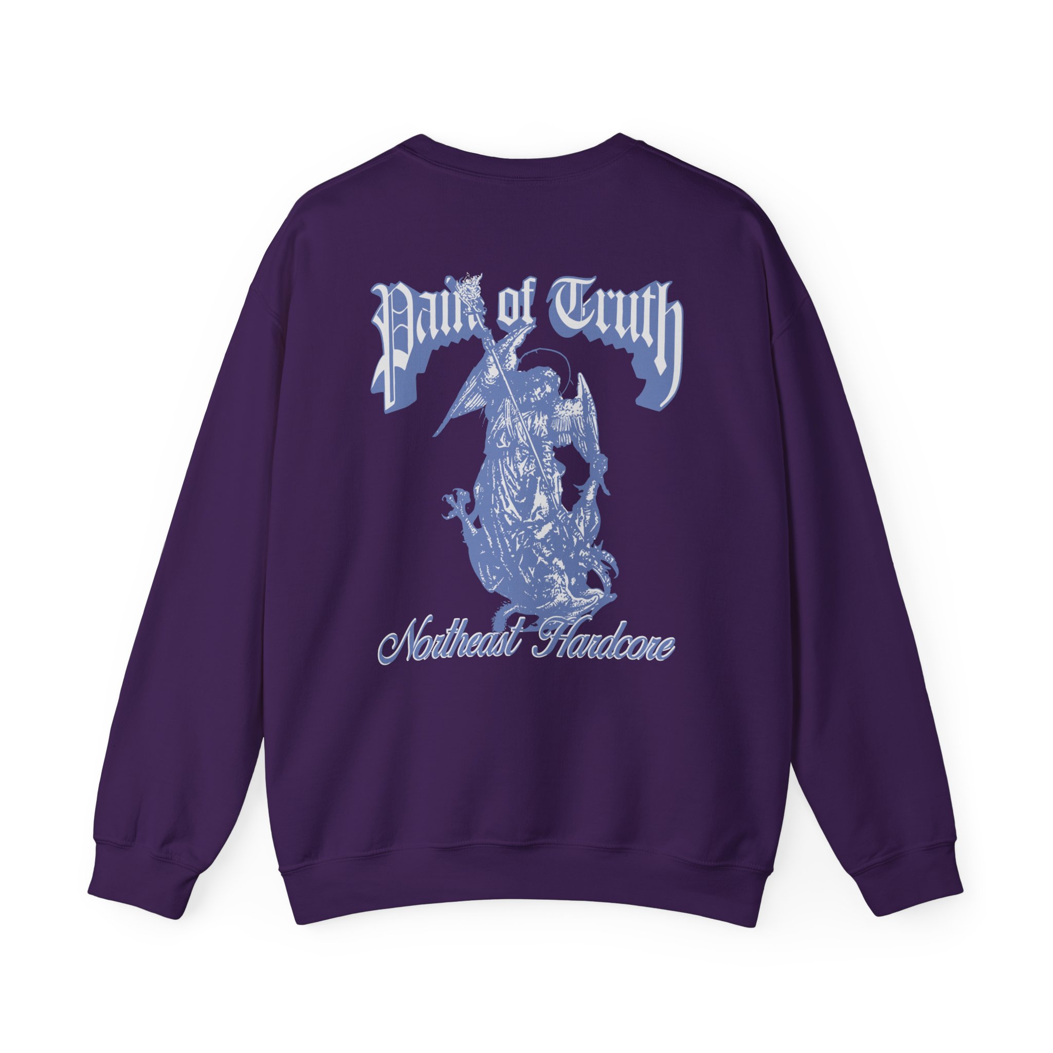 Pain of Truth Not Through Blood Unisex Heavy Blendâ„¢ Crewneck Sweatshirt