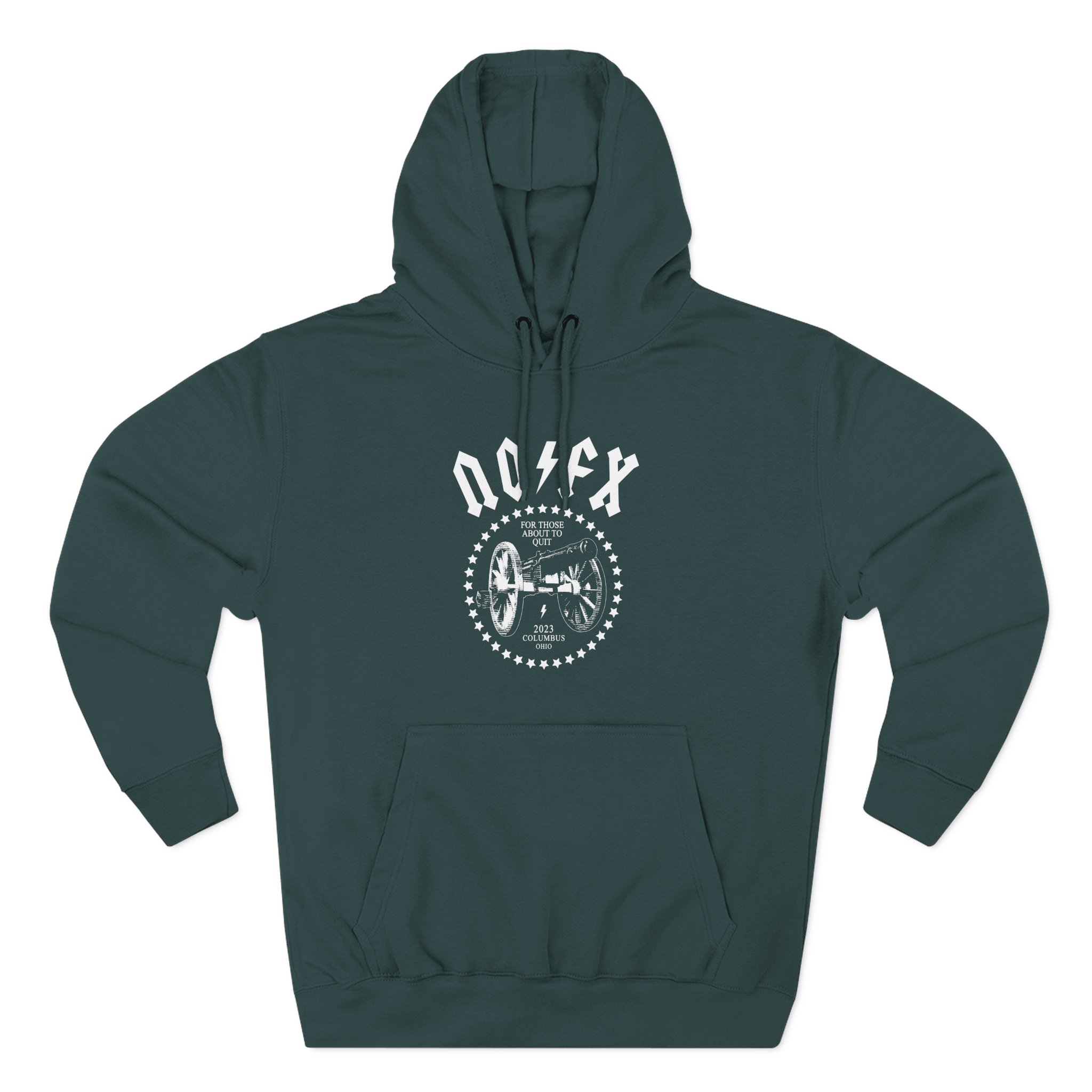 Nofx for Those About to Quit Three-Panel Fleece Hoodie
