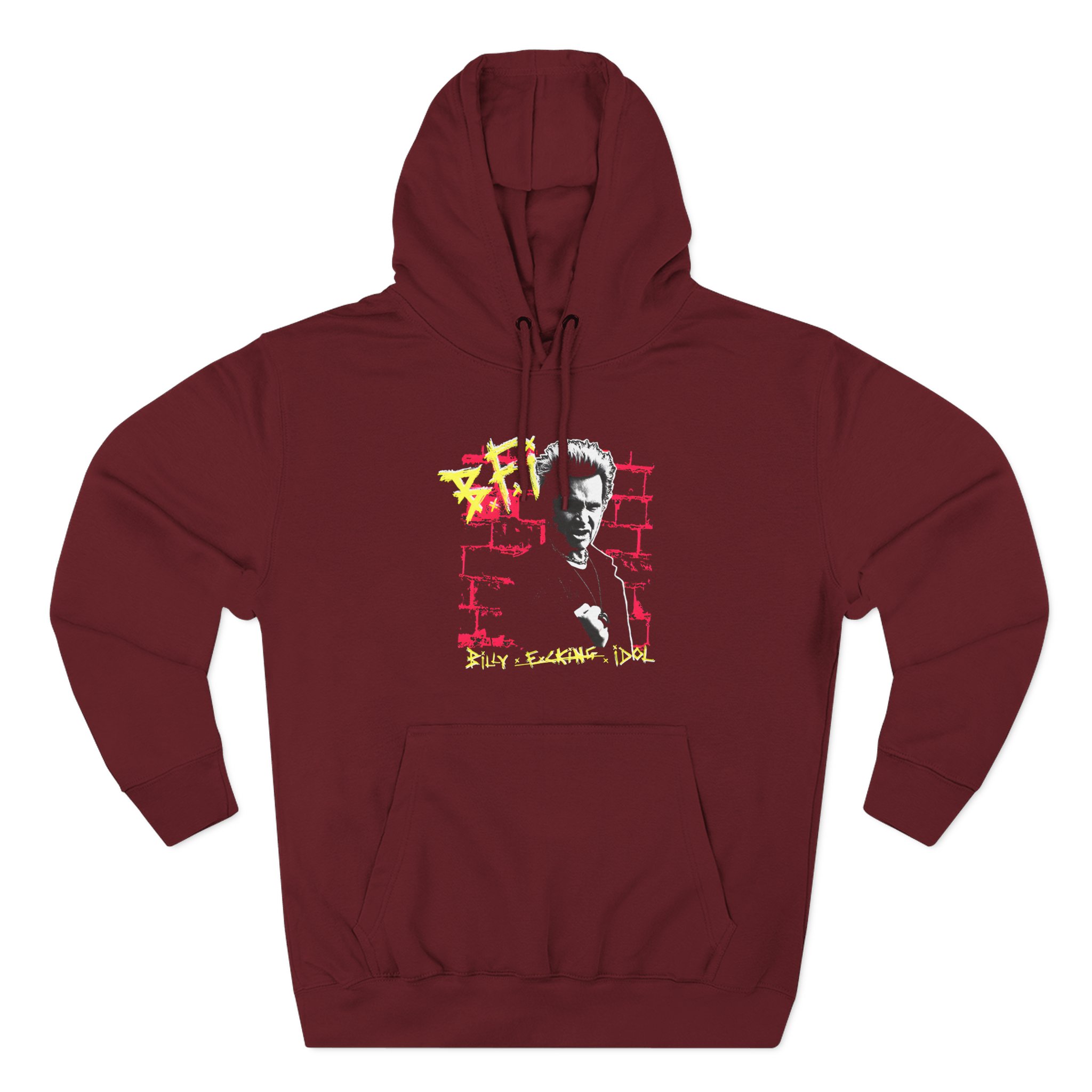 Billy Idol BFI Brick Three-Panel Fleece Hoodie