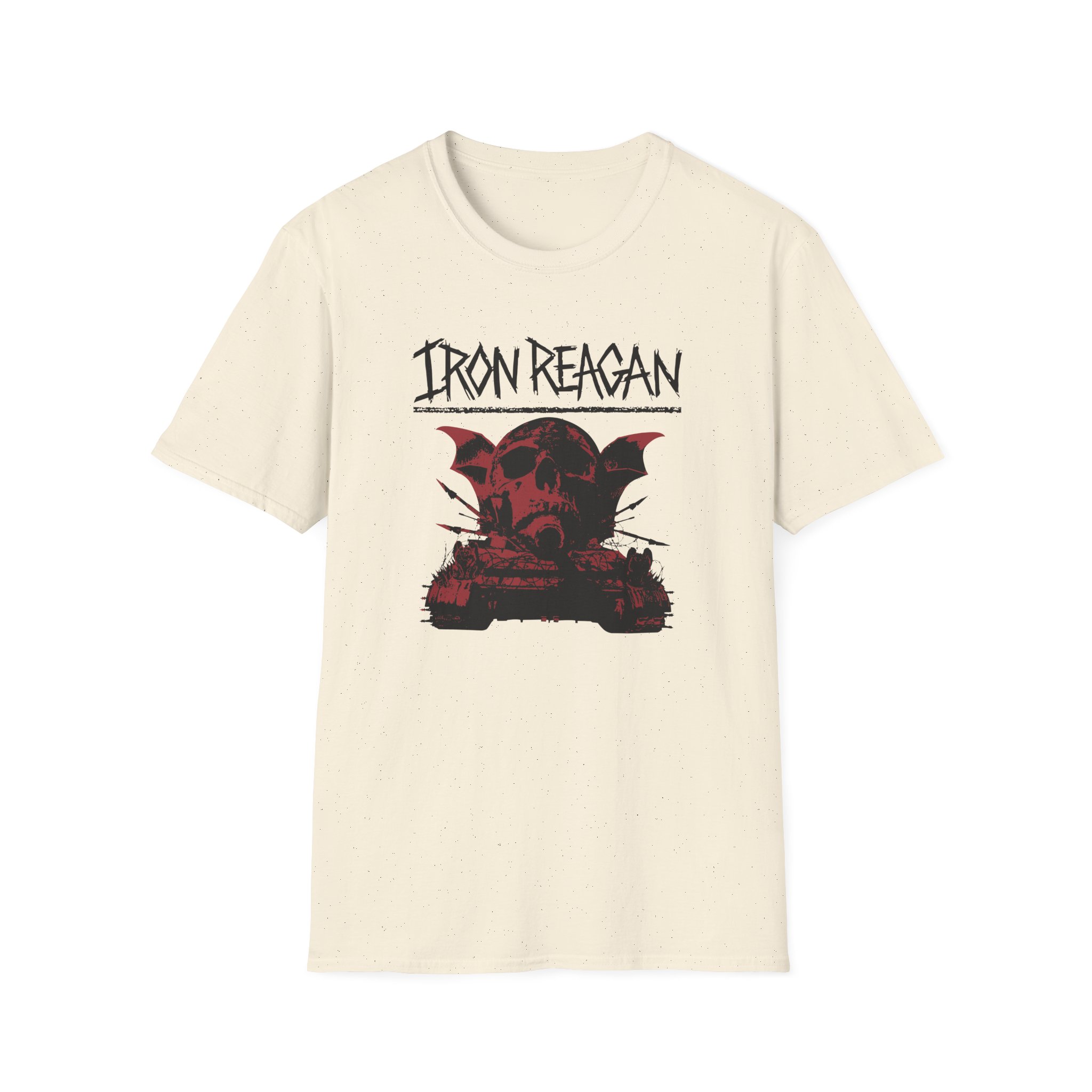Iron Reagan Warning Unisex Softstyle T-Shirt
