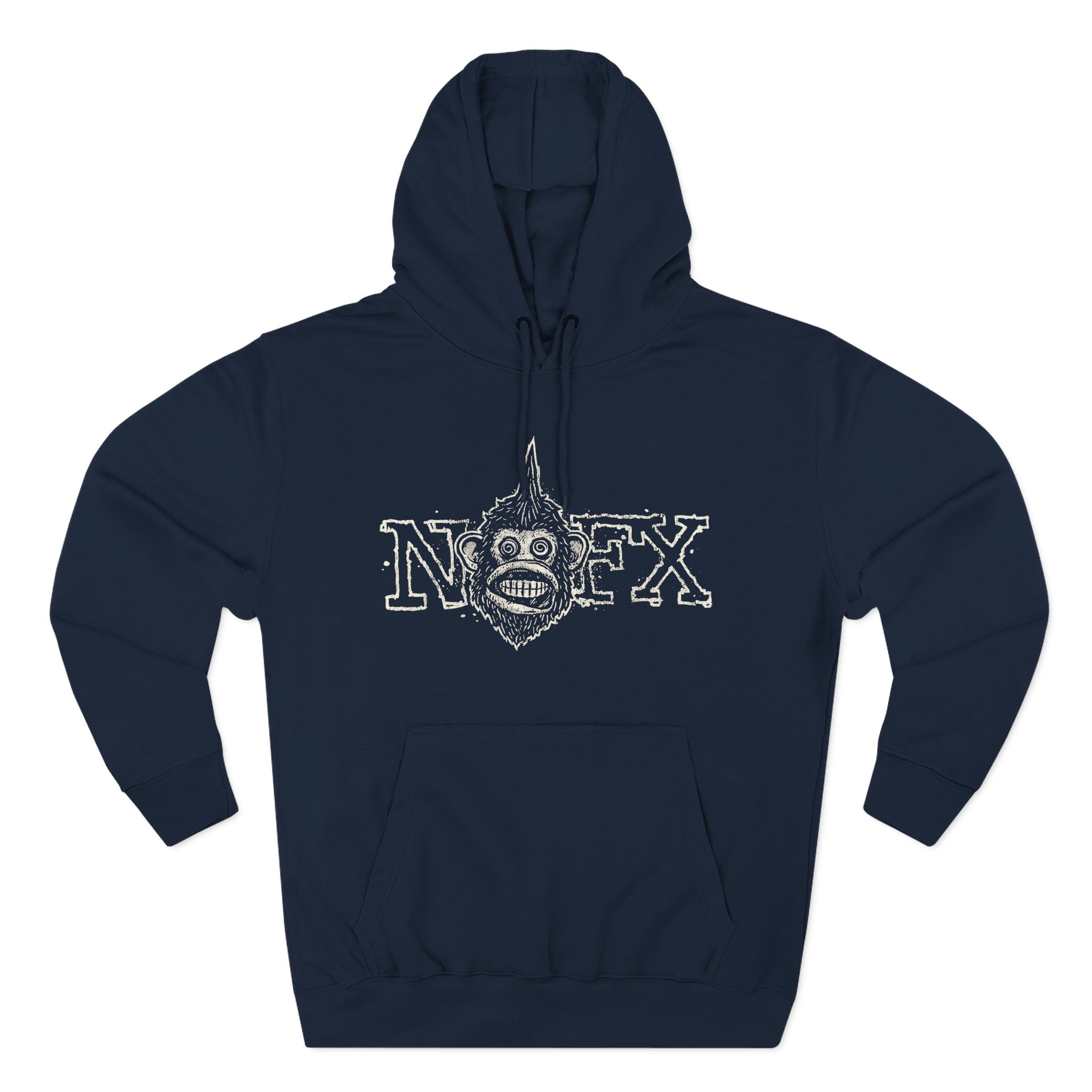 Nofx Chimp Three-Panel Fleece Hoodie