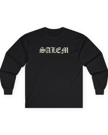 Salem Old English Unisex Ultra Cotton Long Sleeve Tee