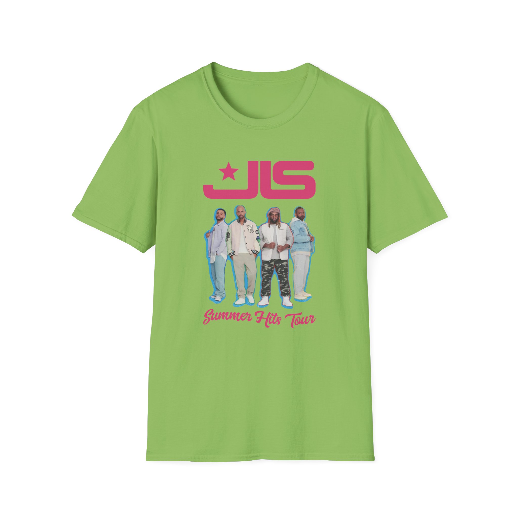 JLS Summer Hits Tour Unisex Softstyle T-Shirt