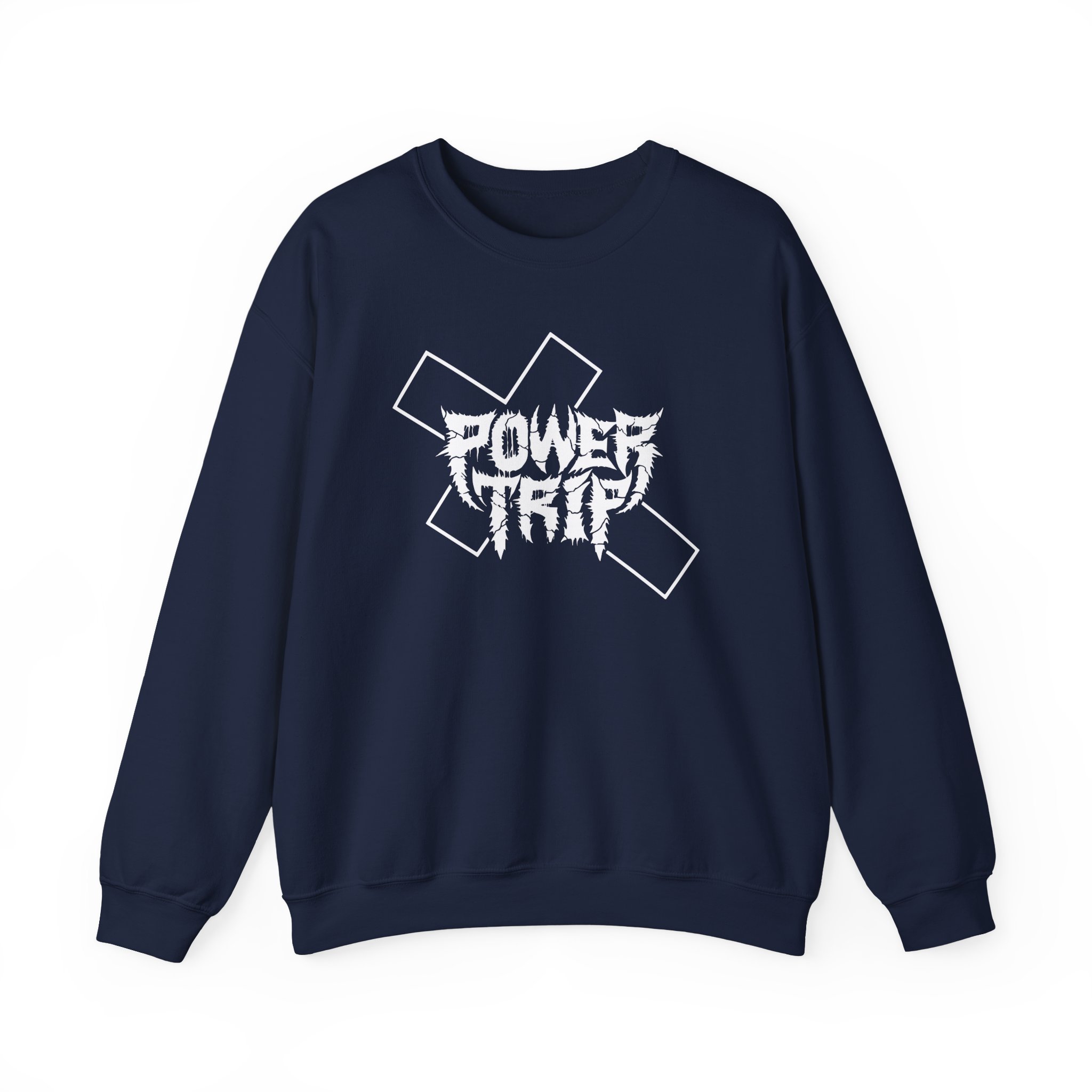 Power Trip Cross Unisex Heavy Blendâ„¢ Crewneck Sweatshirt