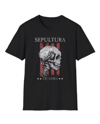 Sepultura Quadra Skull Unisex Softstyle T-Shirt