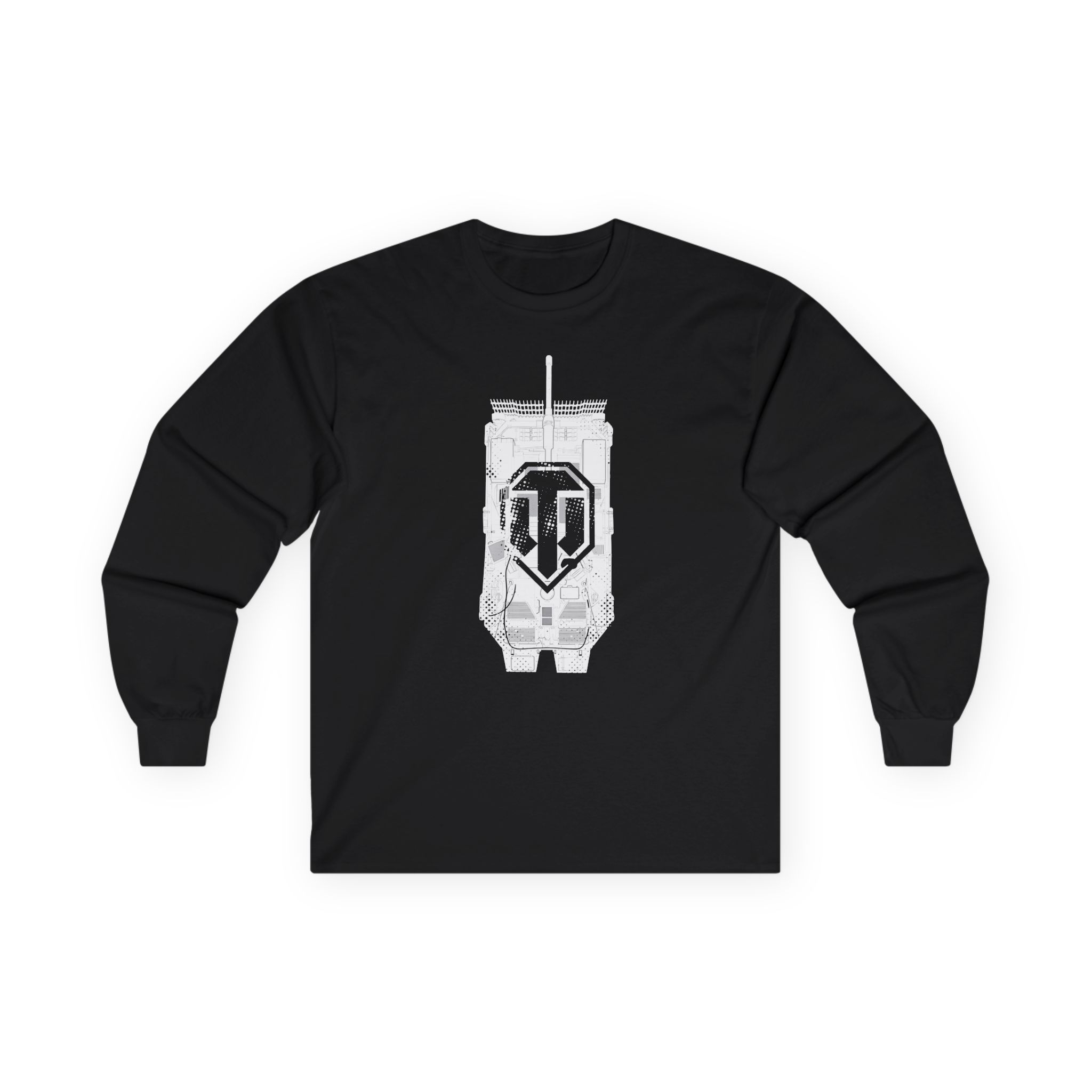 World of Tank Halftone Tank Unisex Ultra Cotton Long Sleeve Tee